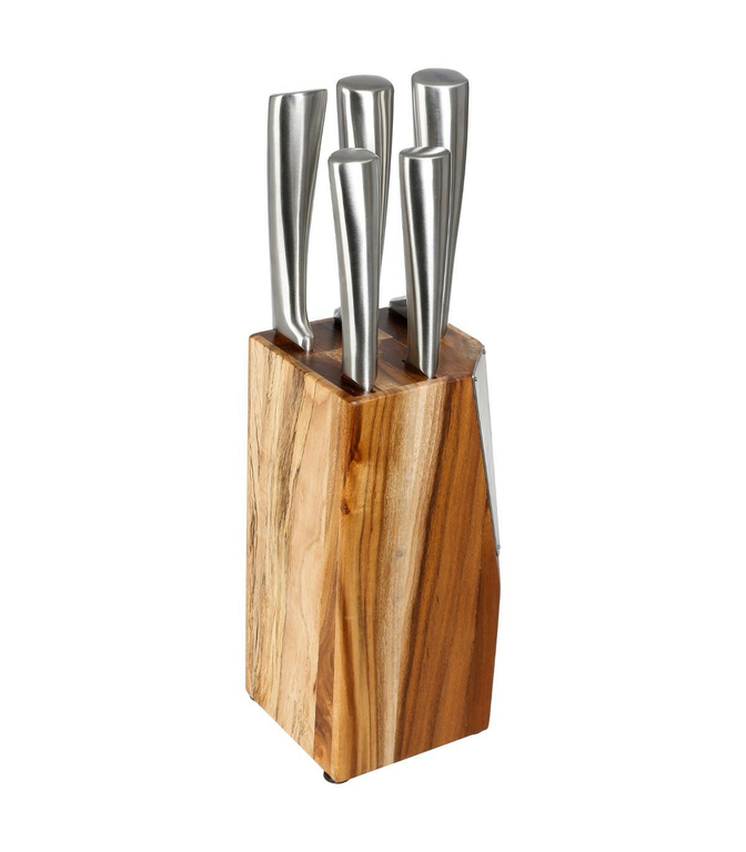 Bloc de rangement 5 couteaux en bambou - Déco, mobilier pour les