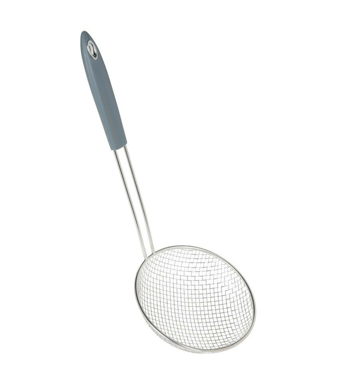 Écumoire Inox Fackelmann Nirosta 35cm Manche Ovale - Ustensile Cuisine Premium