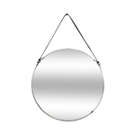 miroir-en-metal-a-suspendre-laniere-imitation-cuir-d-38-cm
