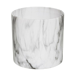 set-de-2-pots-en-ceramique-effet-marbre-noir-blanc