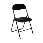 chaise-pliante-confortable-en-metal-et-velours-noir-h-79-cm