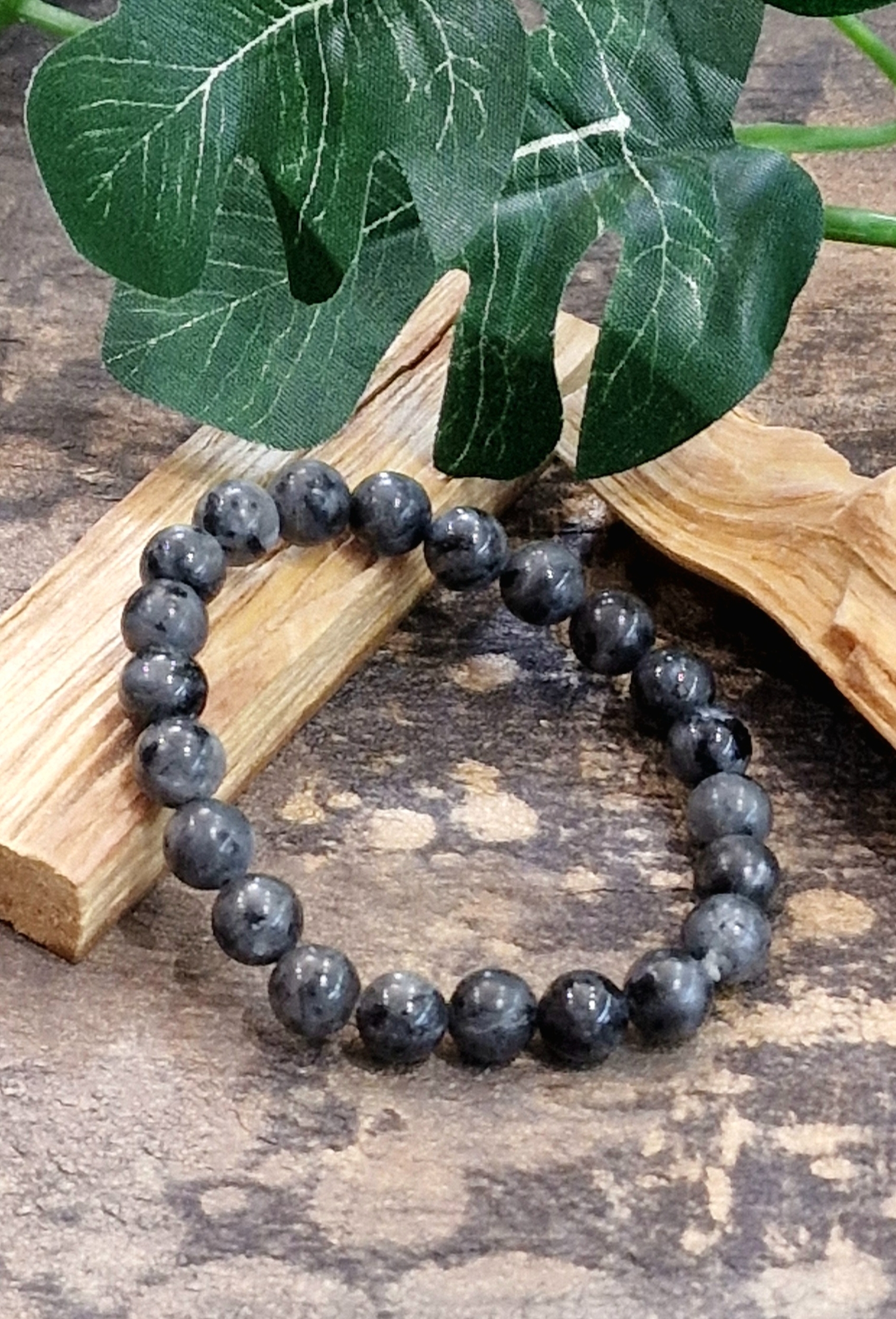 Bracelet 8mm larvikite