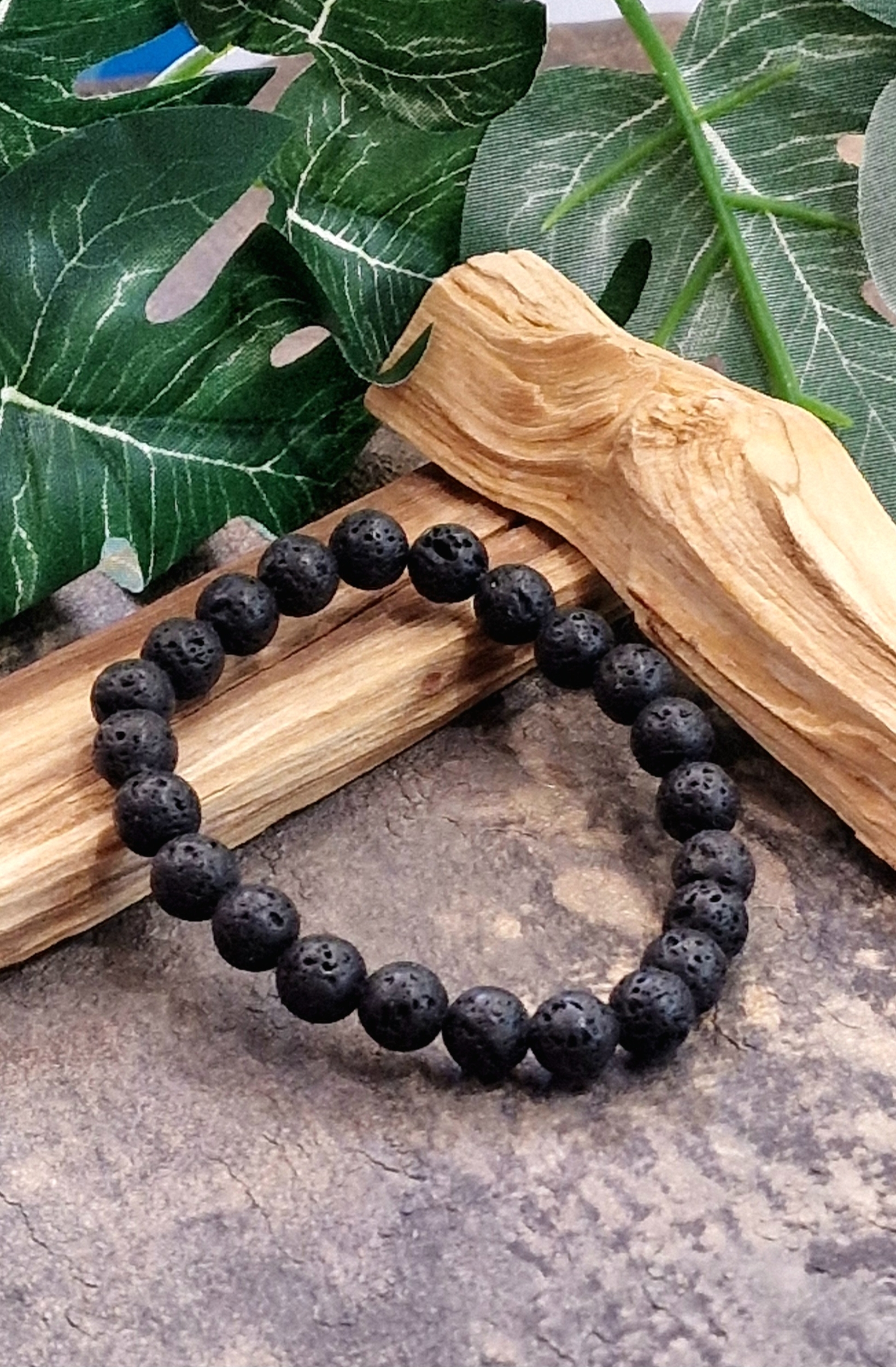 Bracelet 8mm lave