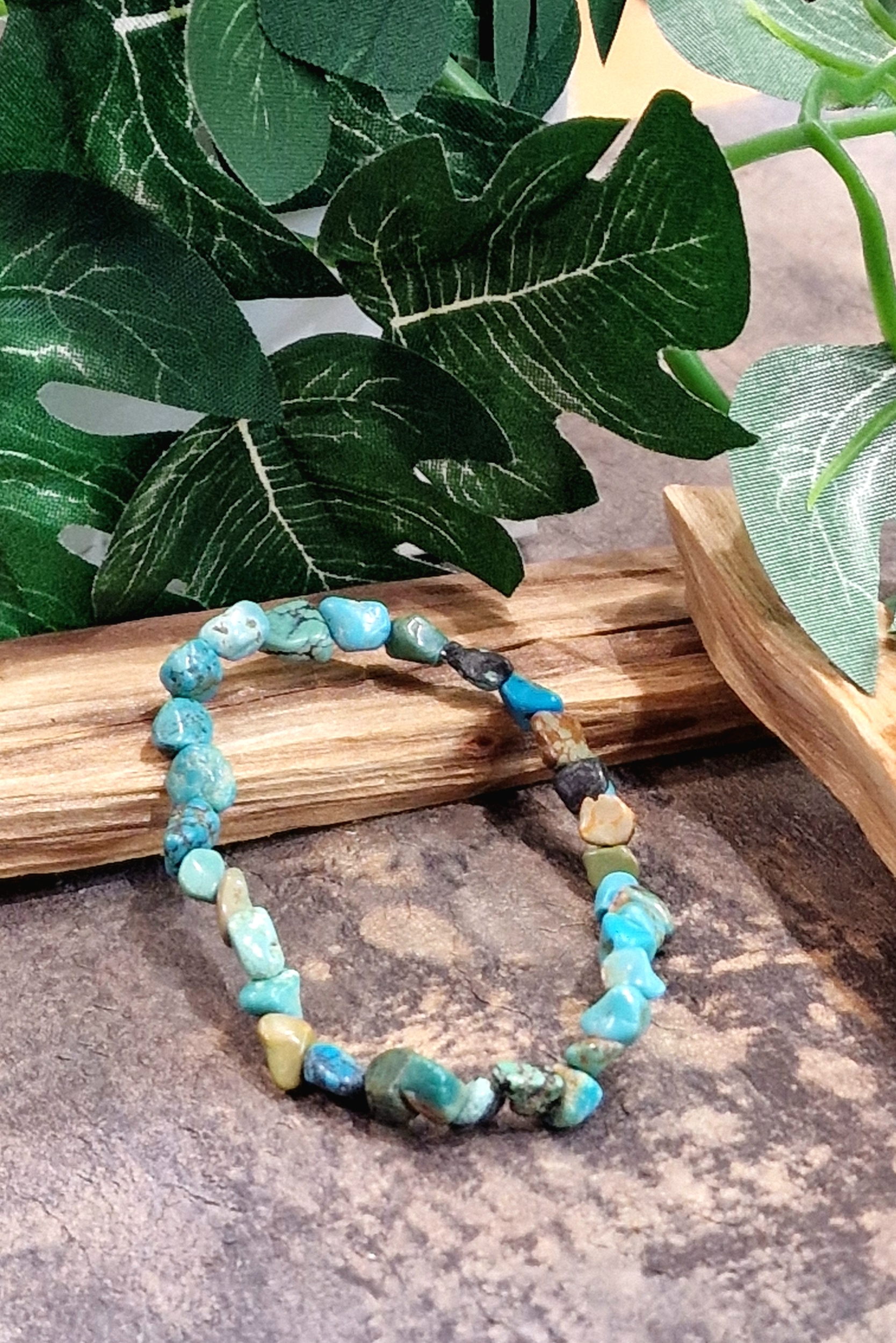 Bracelet mini roulé turquoise