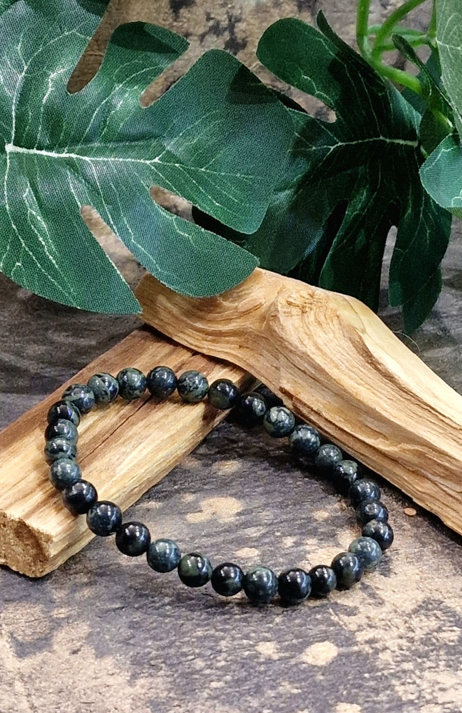 Bracelet 6mm jaspe kimbaba