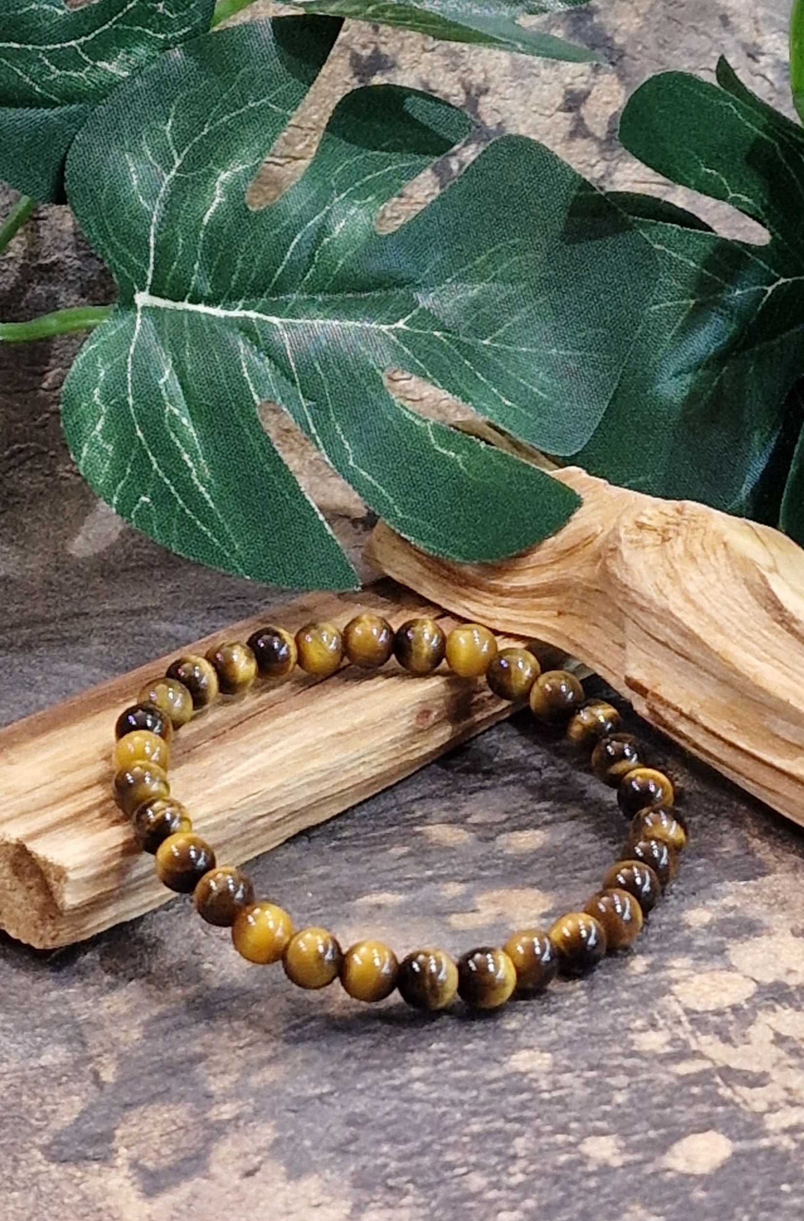 Bracelet 6mm oeil de tigre