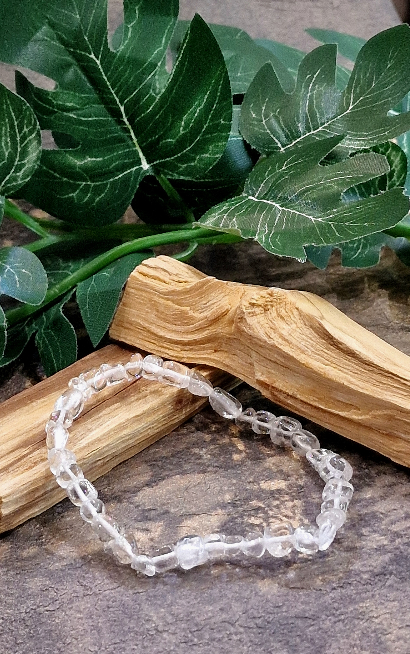 Bracelet mini roulé cristal de roche