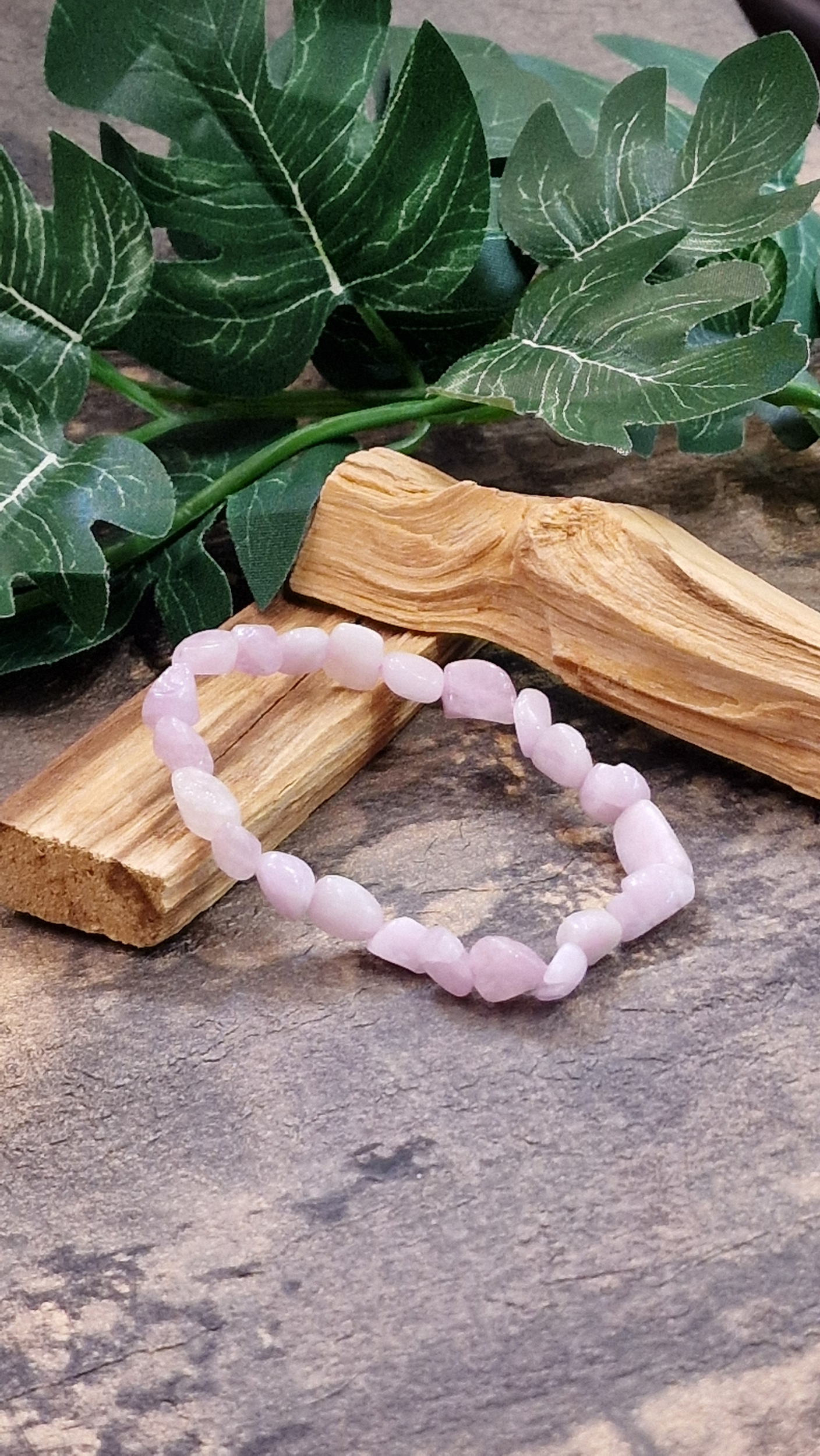 Bracelet mini roulé kunzite