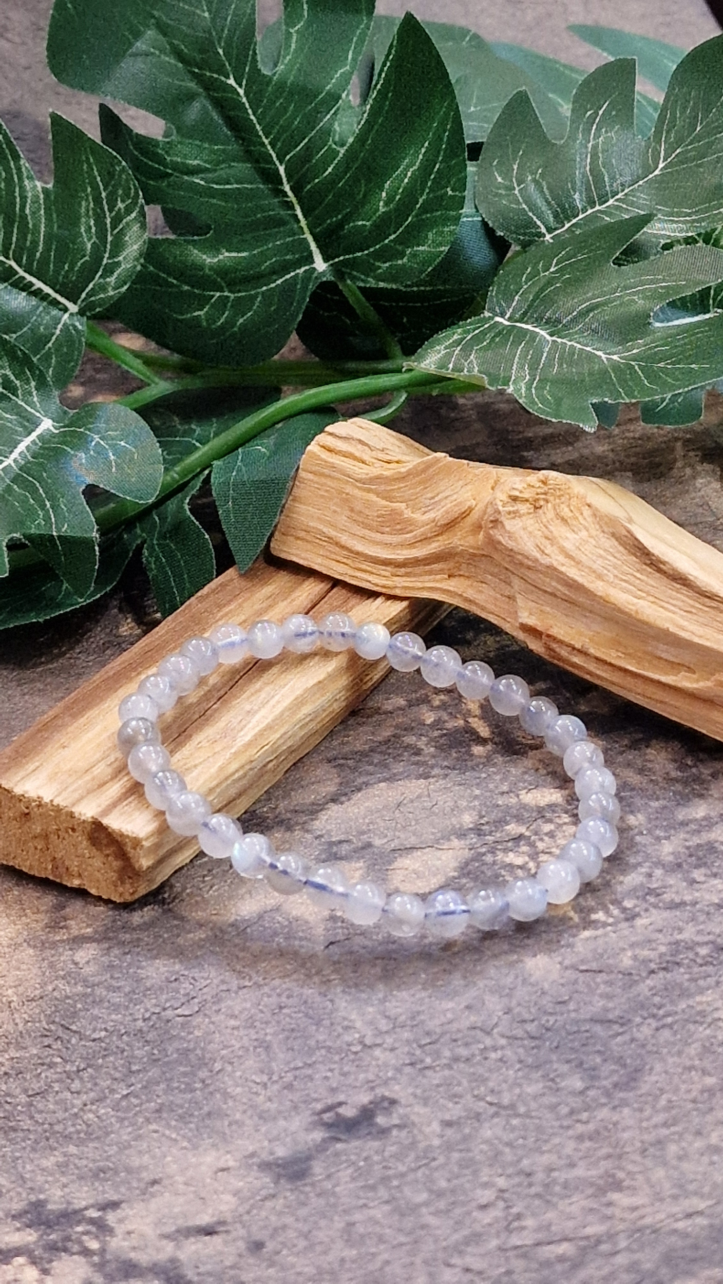 Bracelet 5mm labradorite