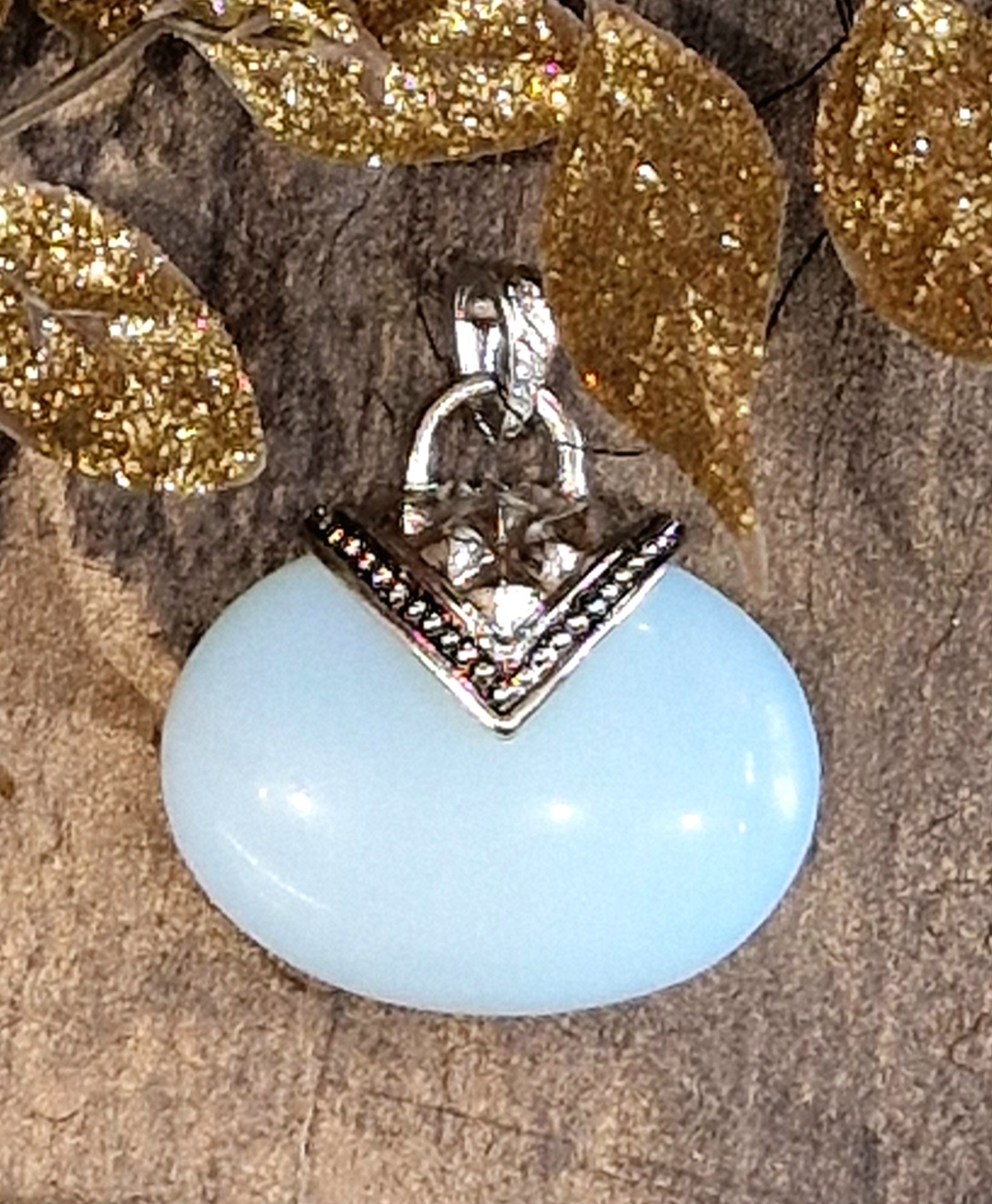 Pendentif opaline