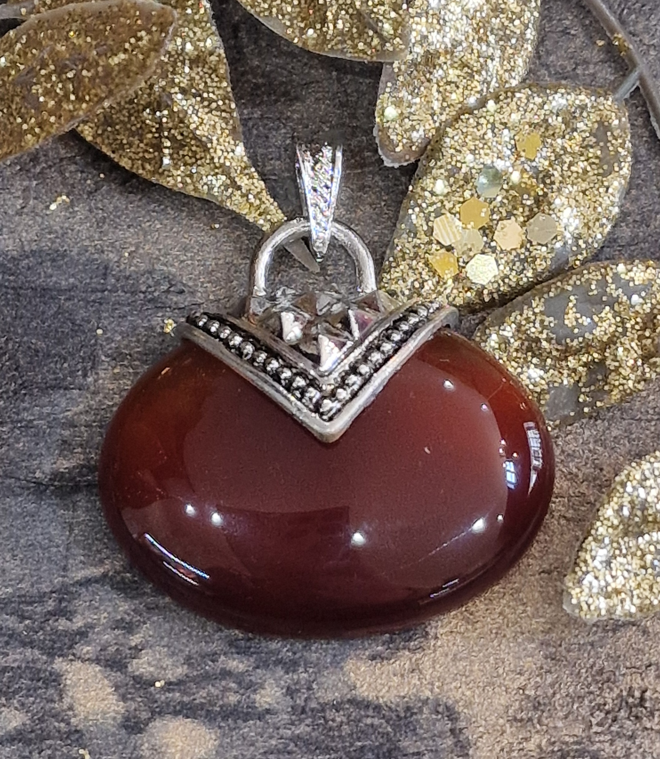 Pendentif cornaline