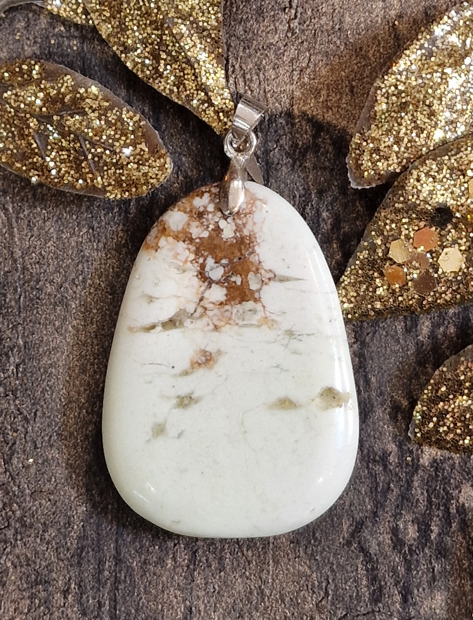 Pendentif chrysoprase citron