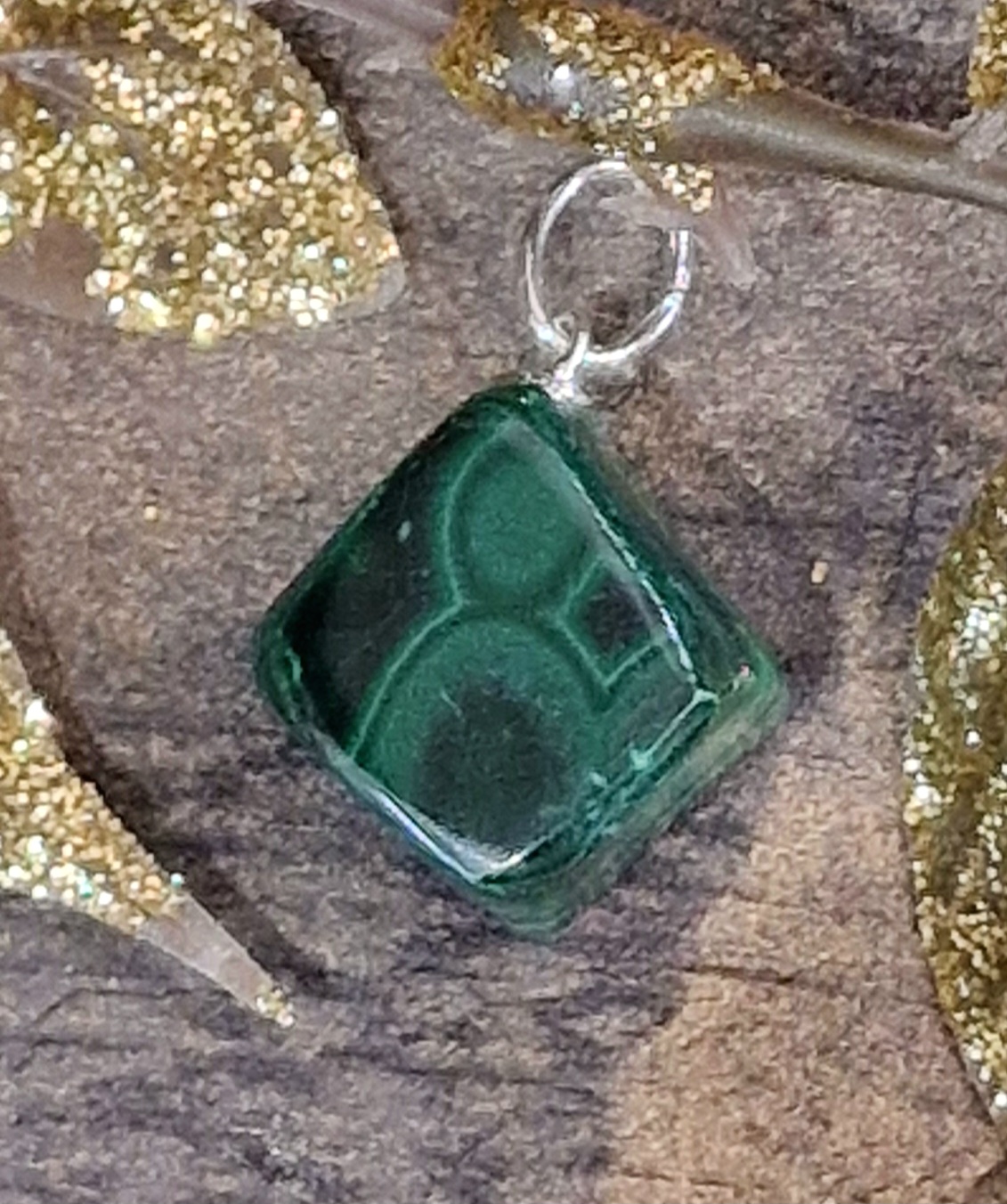 Pendentif malachite