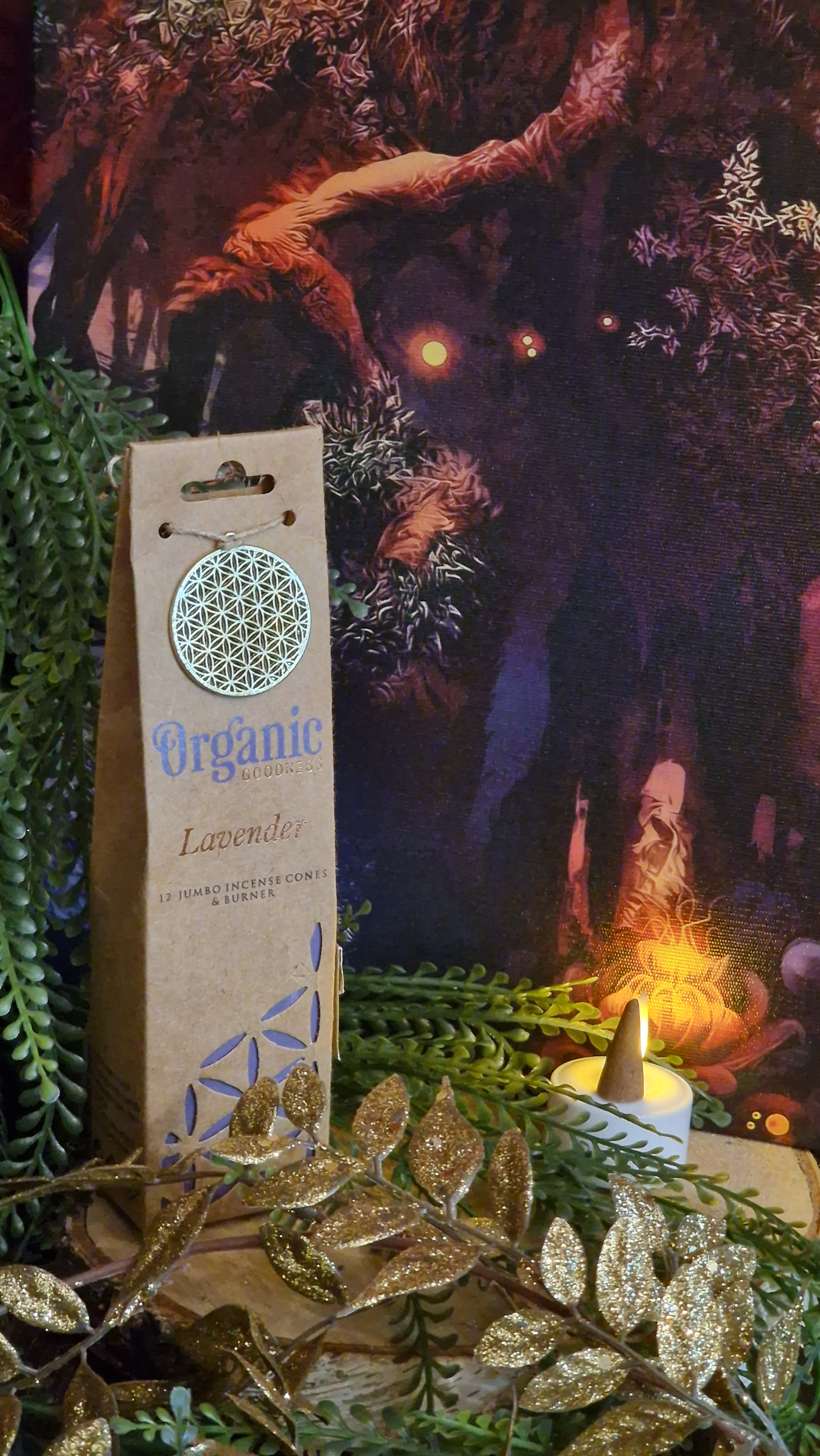 Cônes encens lavande