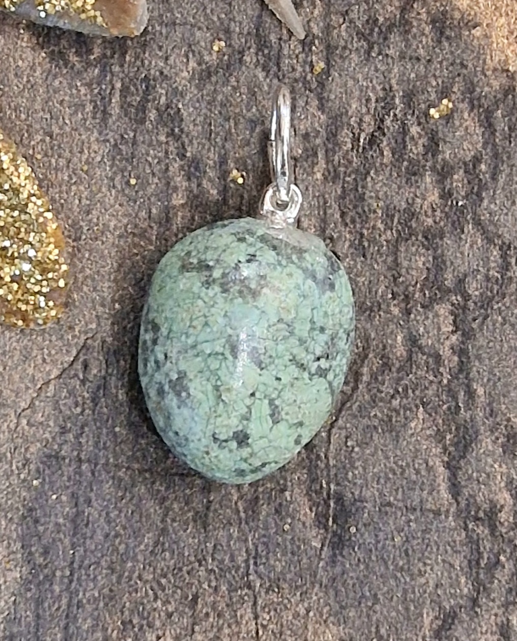 Pendentif turquoise de Madagascar