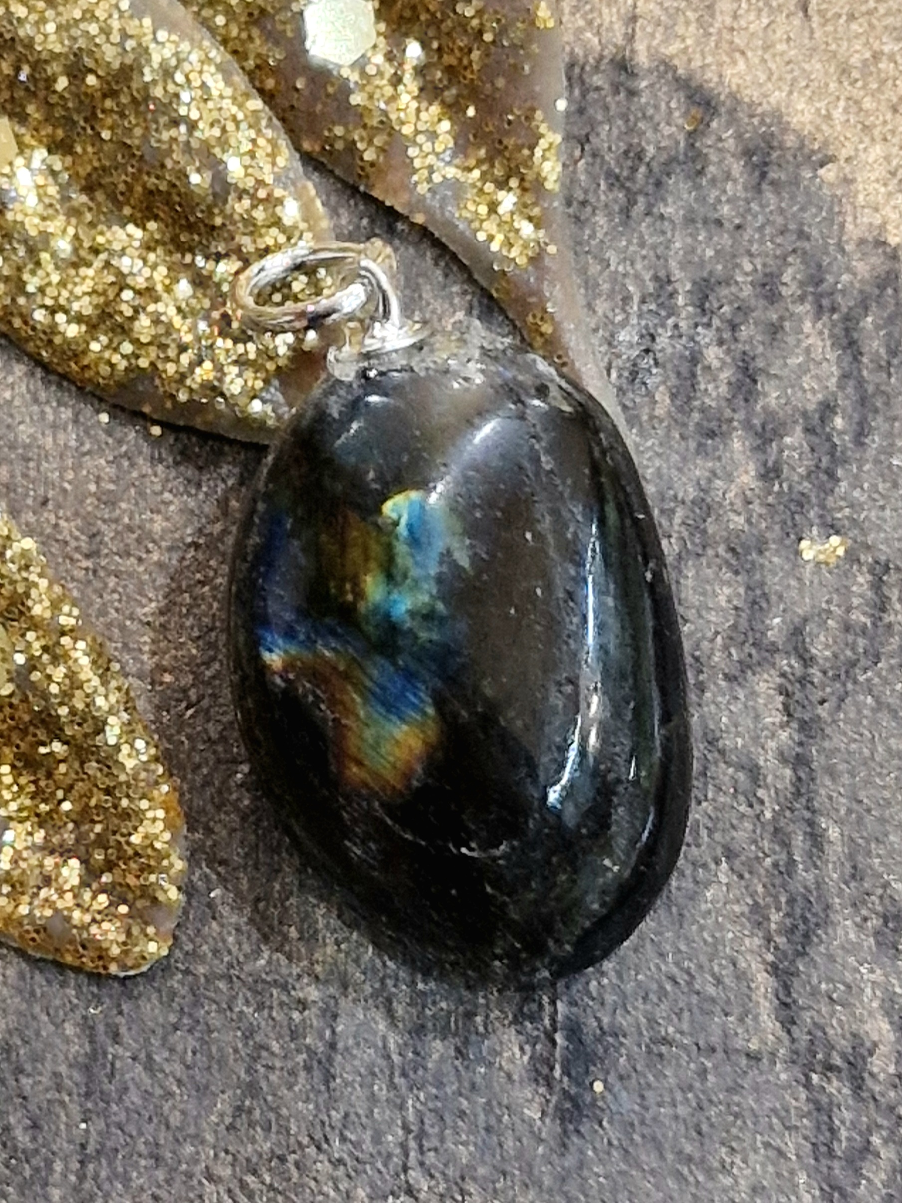 Pendentif labradorite
