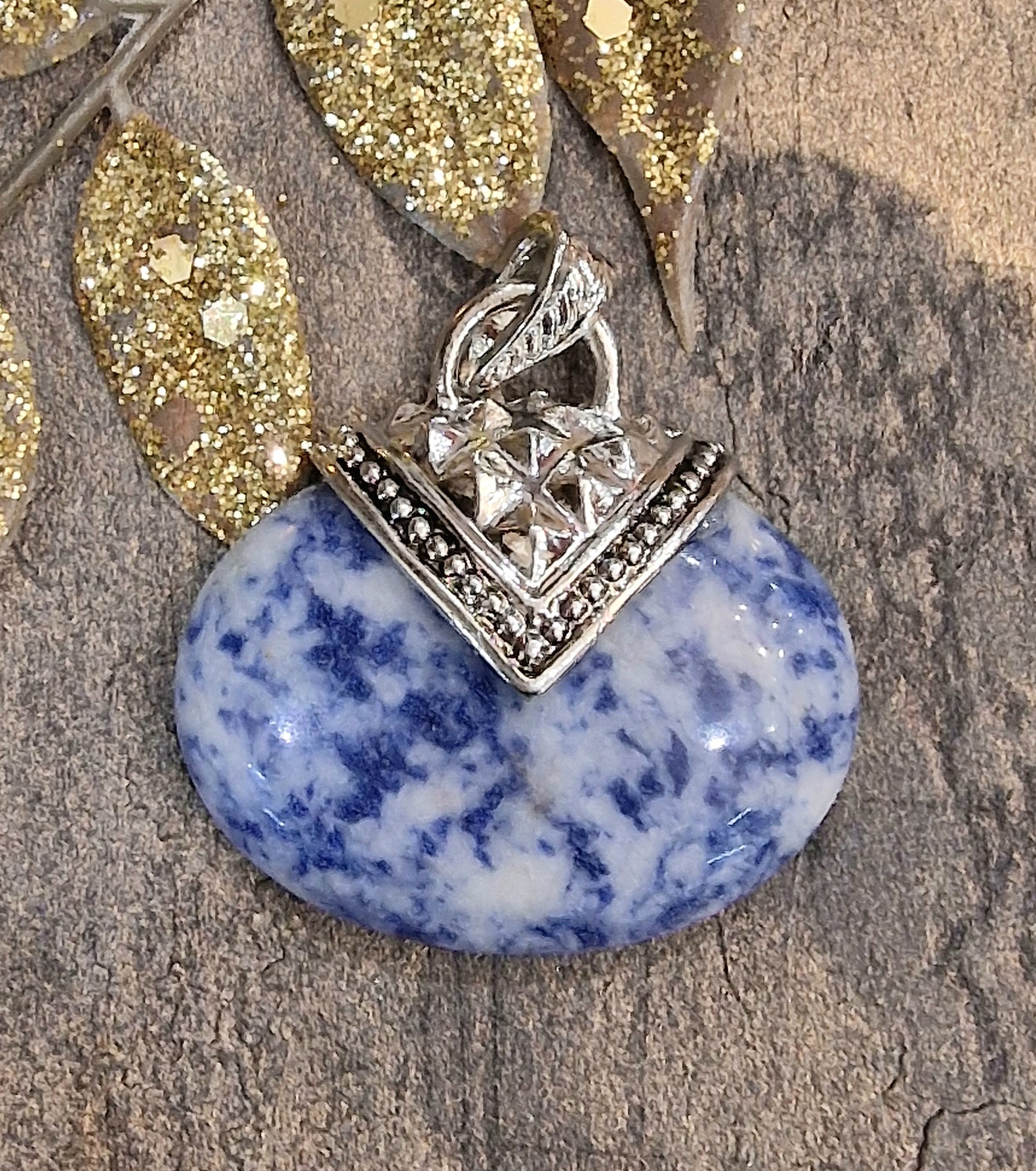 Pendentif sodalite