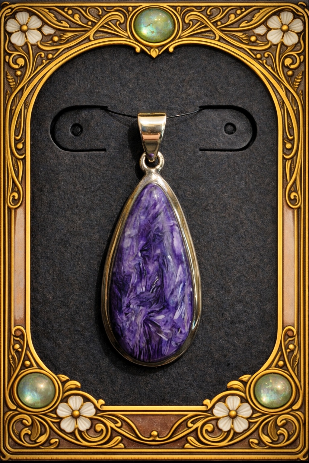 pendentif charoite