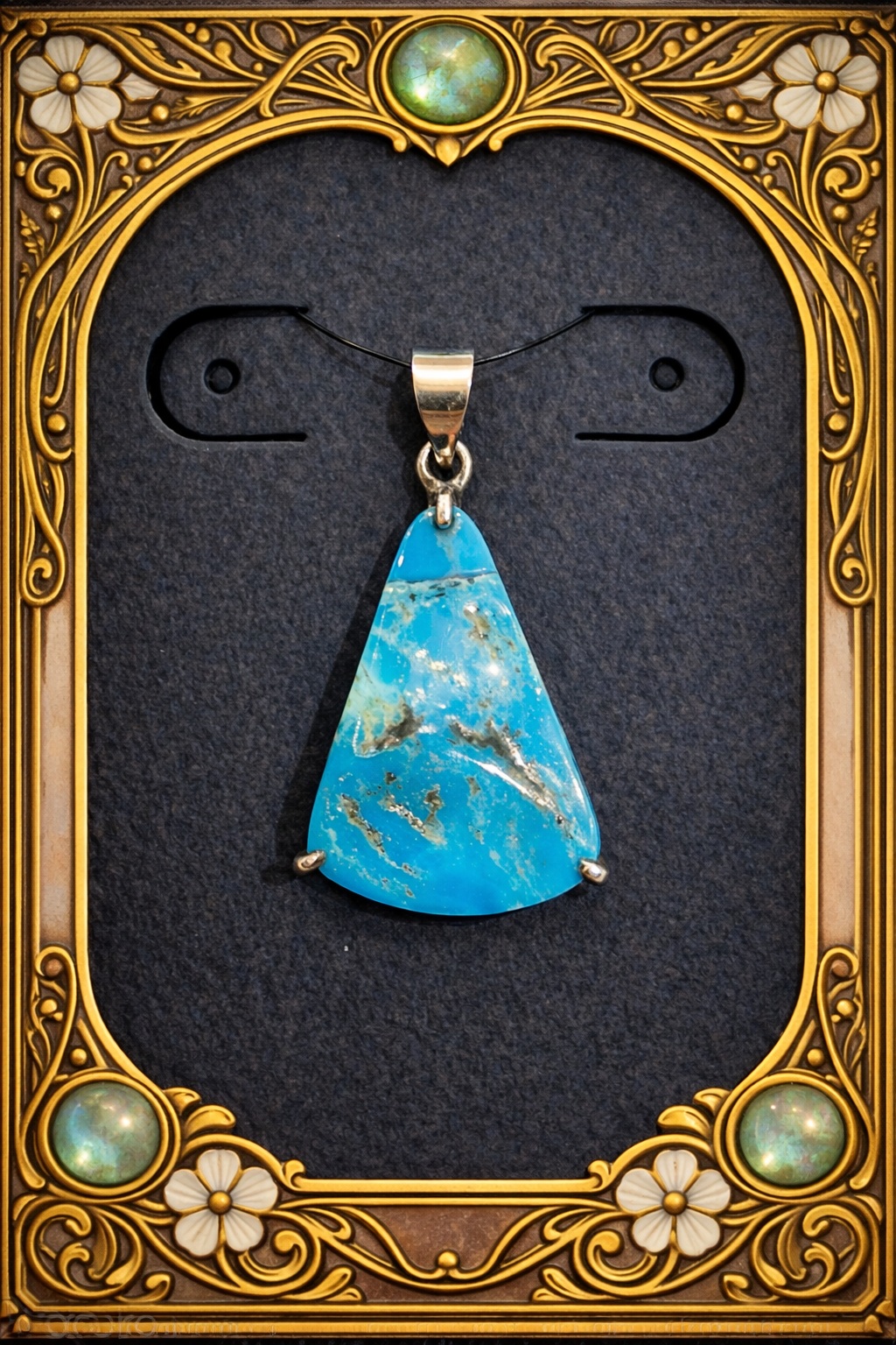Pendentif turquoise