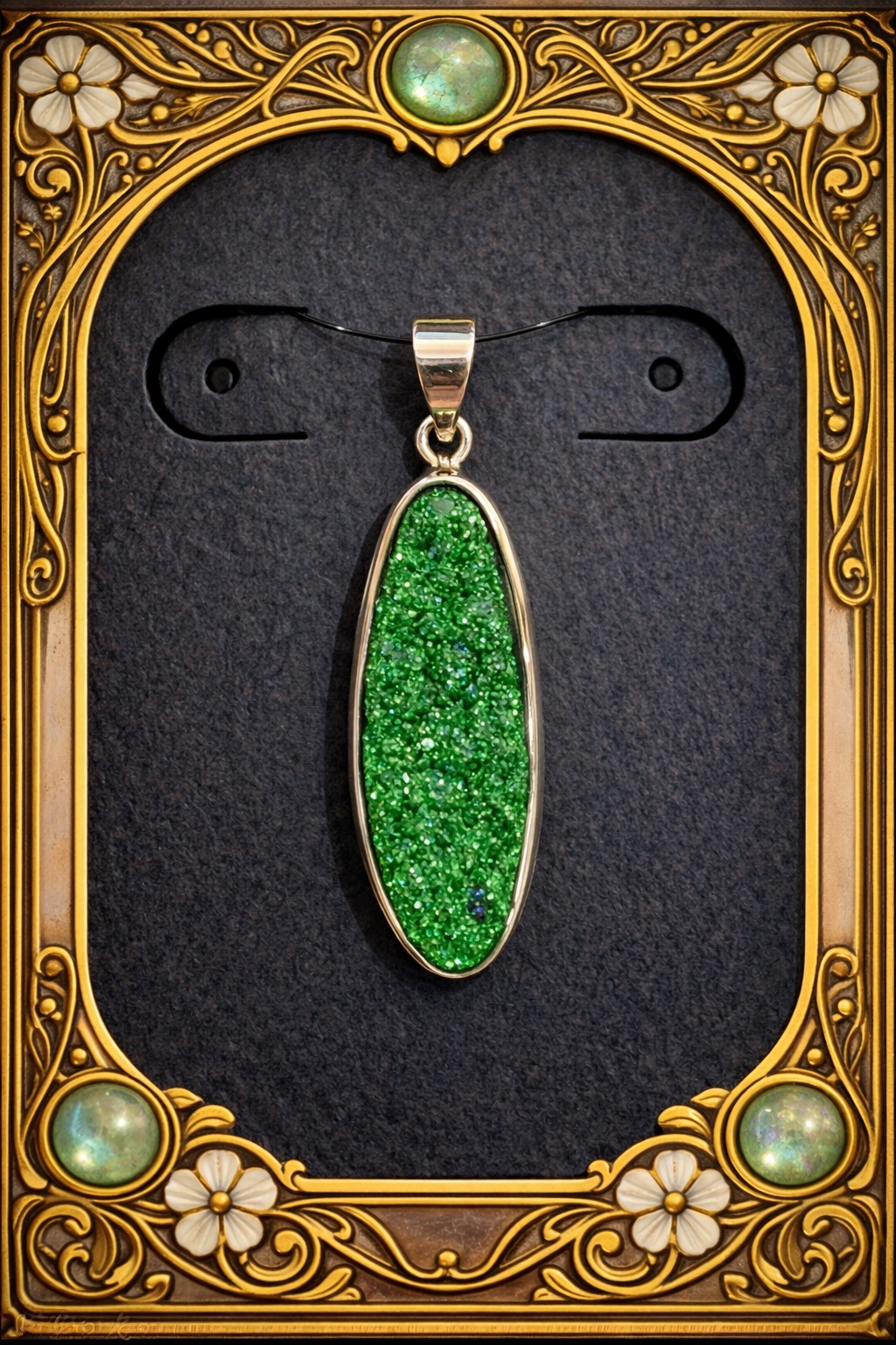 Pendentif grenat uvavorite