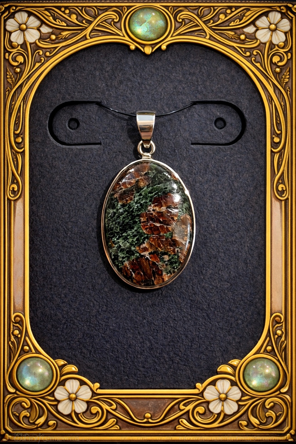 Pendentif grenat