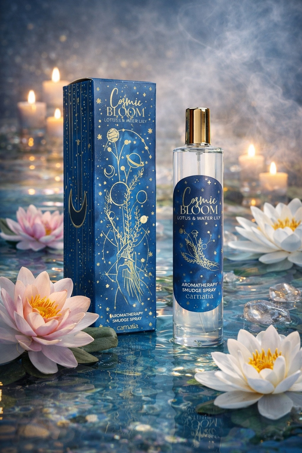 Brume d\'encens Lotus et Nénuphar - Cosmic Bloom