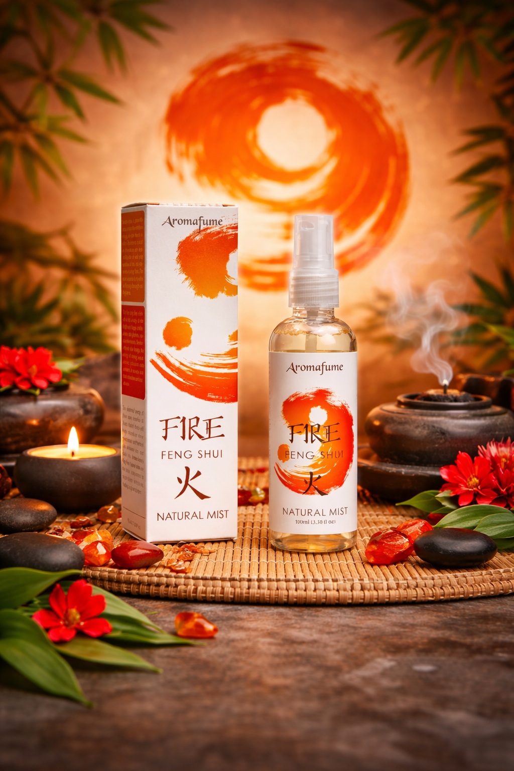 Brume d\'encens Feng Shui - Elément Feu