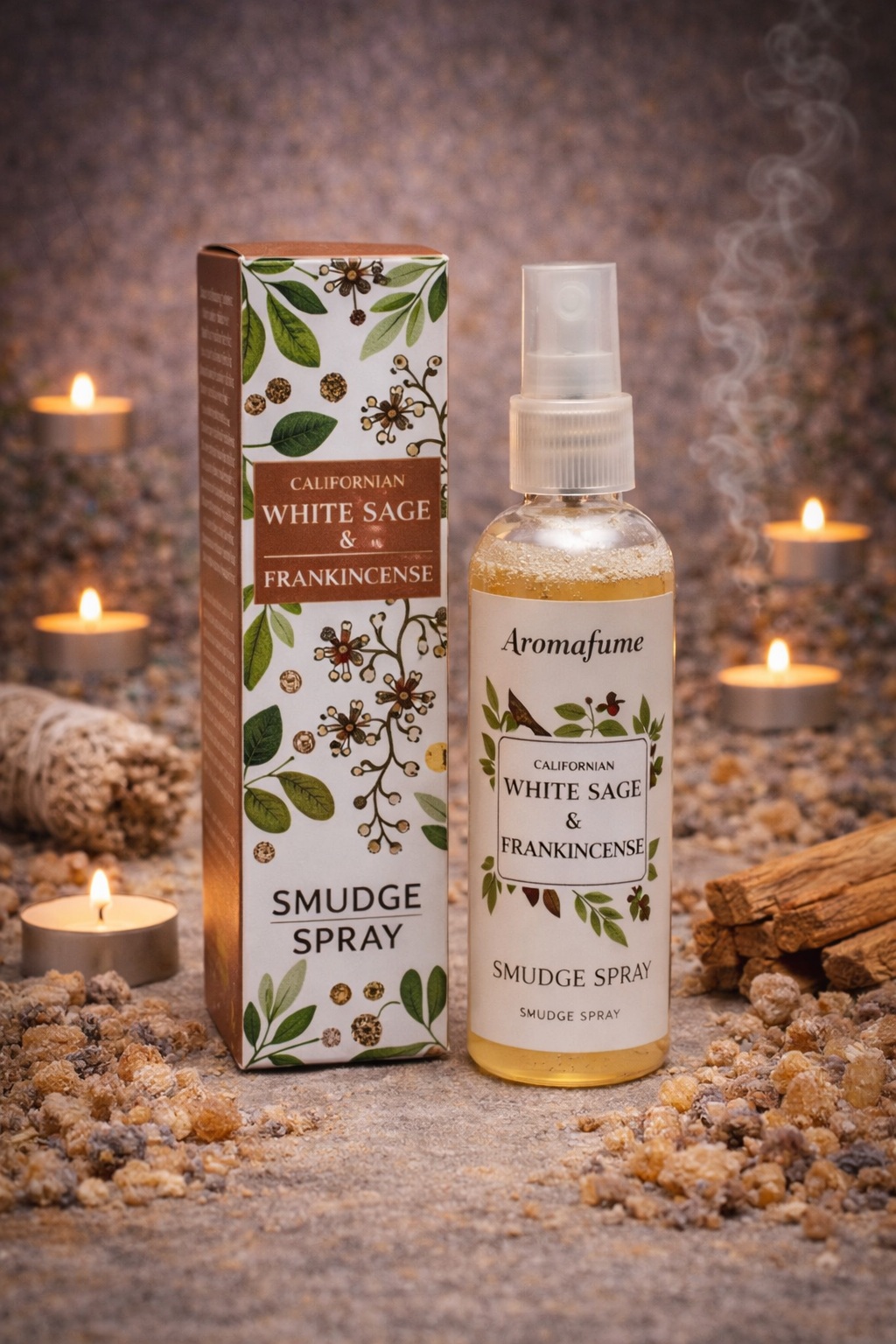 Brume d\'encens sauge blanche + frankincense