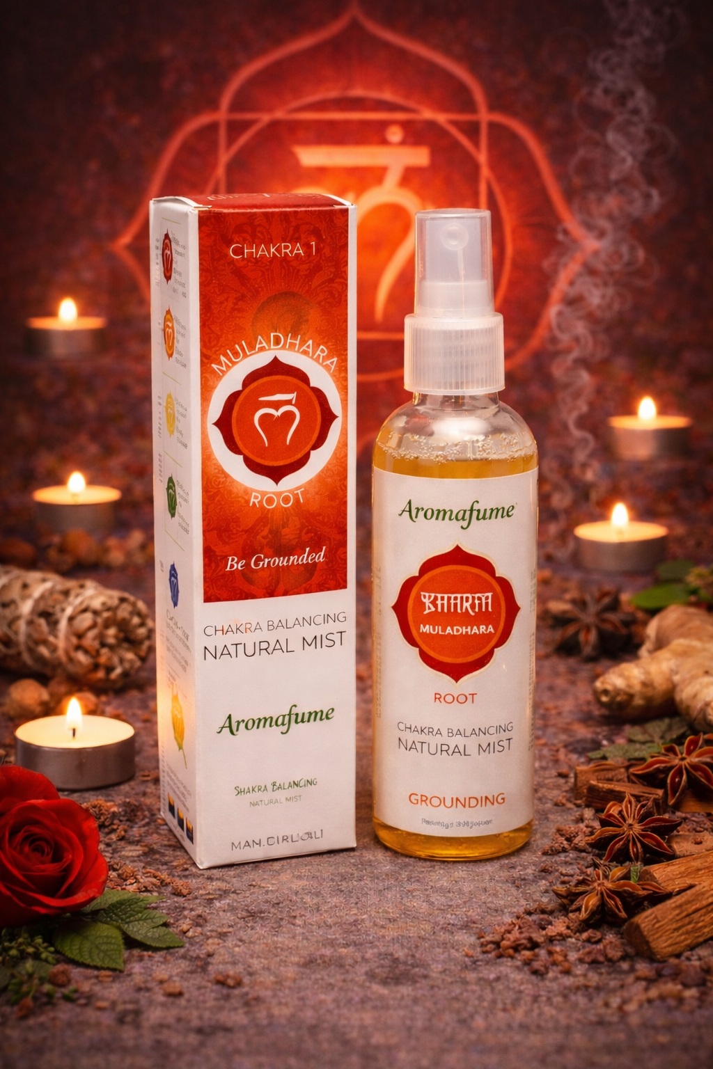 Brume d\'encens chakra 1 Muladhara