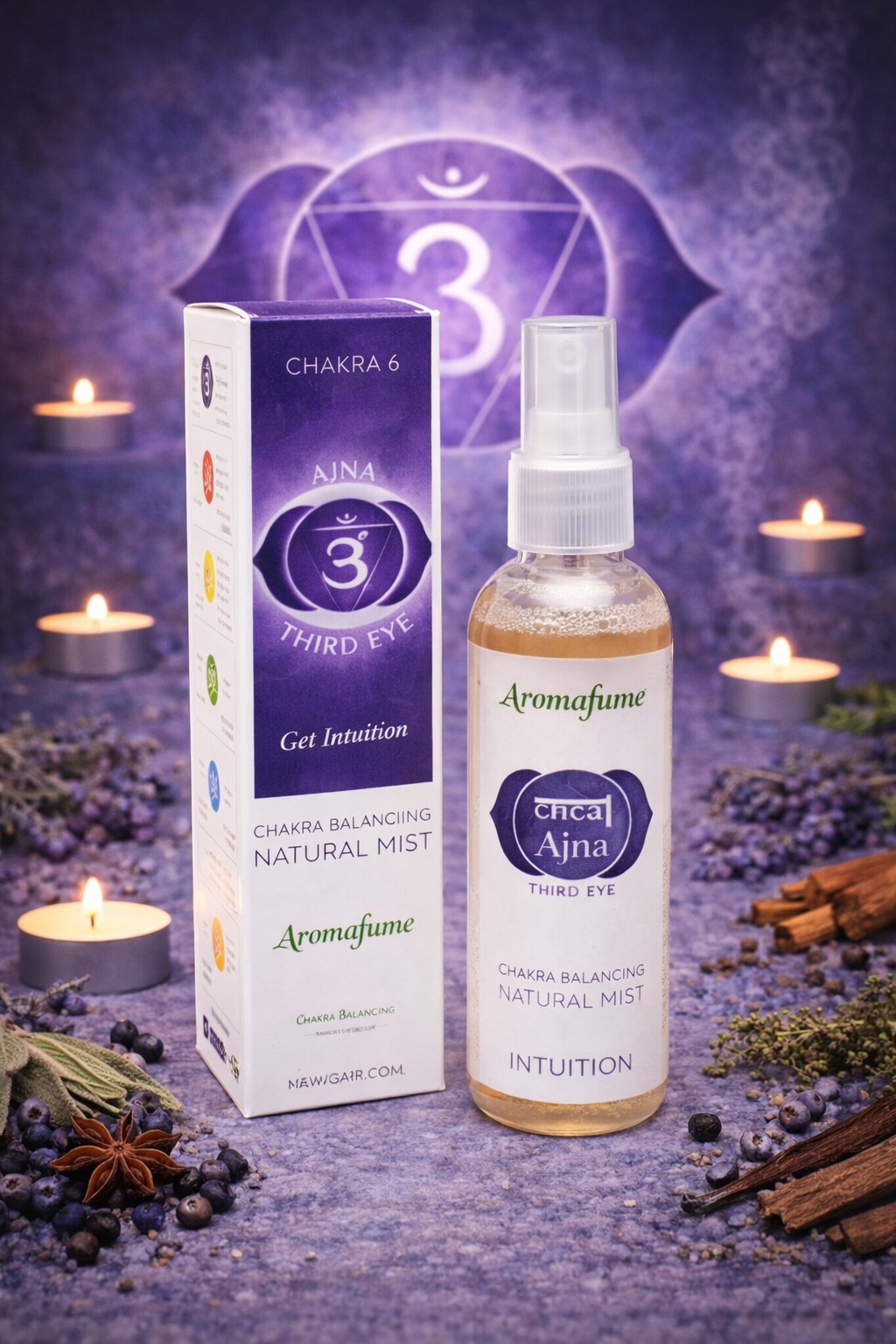 Brume d\'encens chakra 6 Ajna