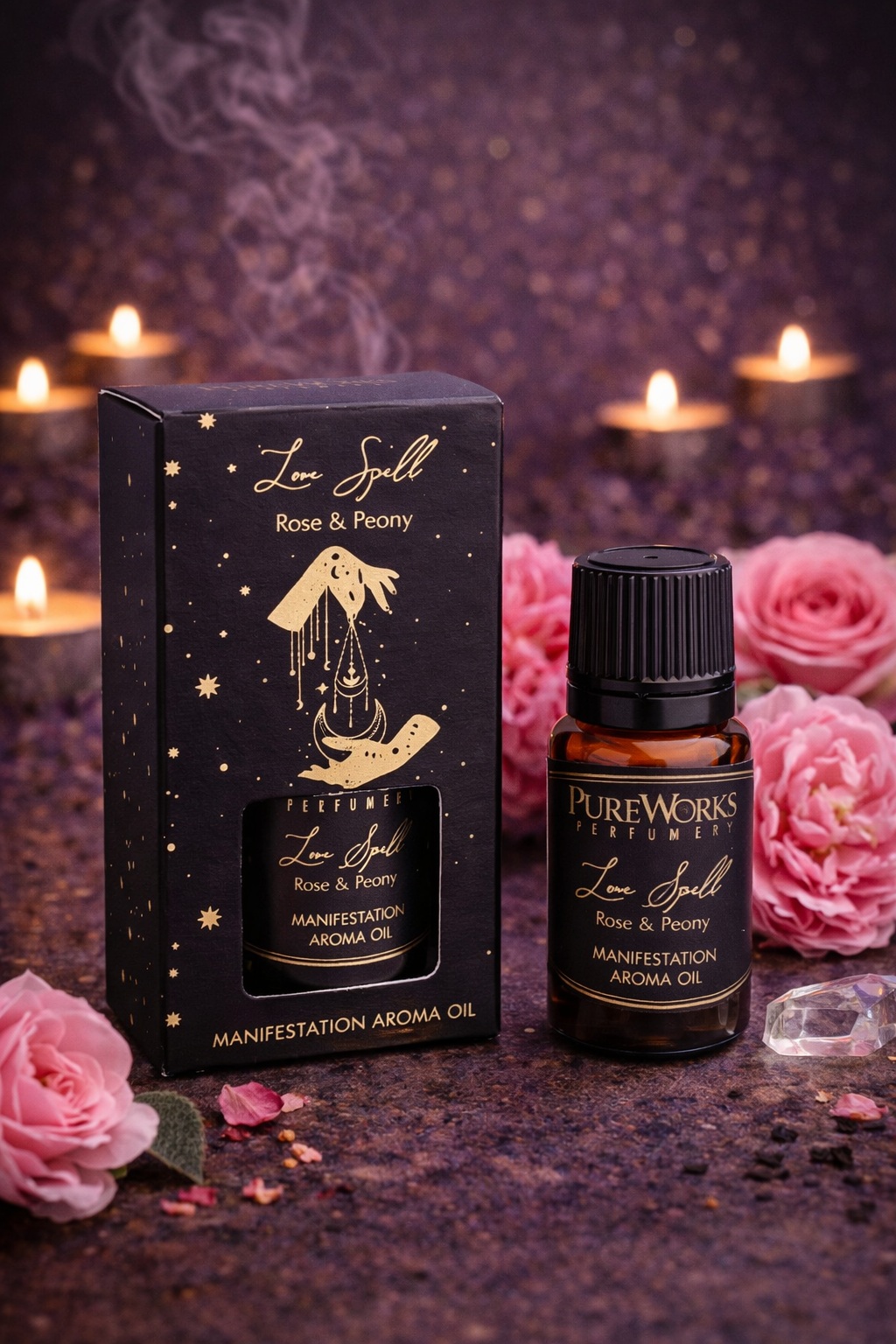 Huiles essentielles Rose et pivoine