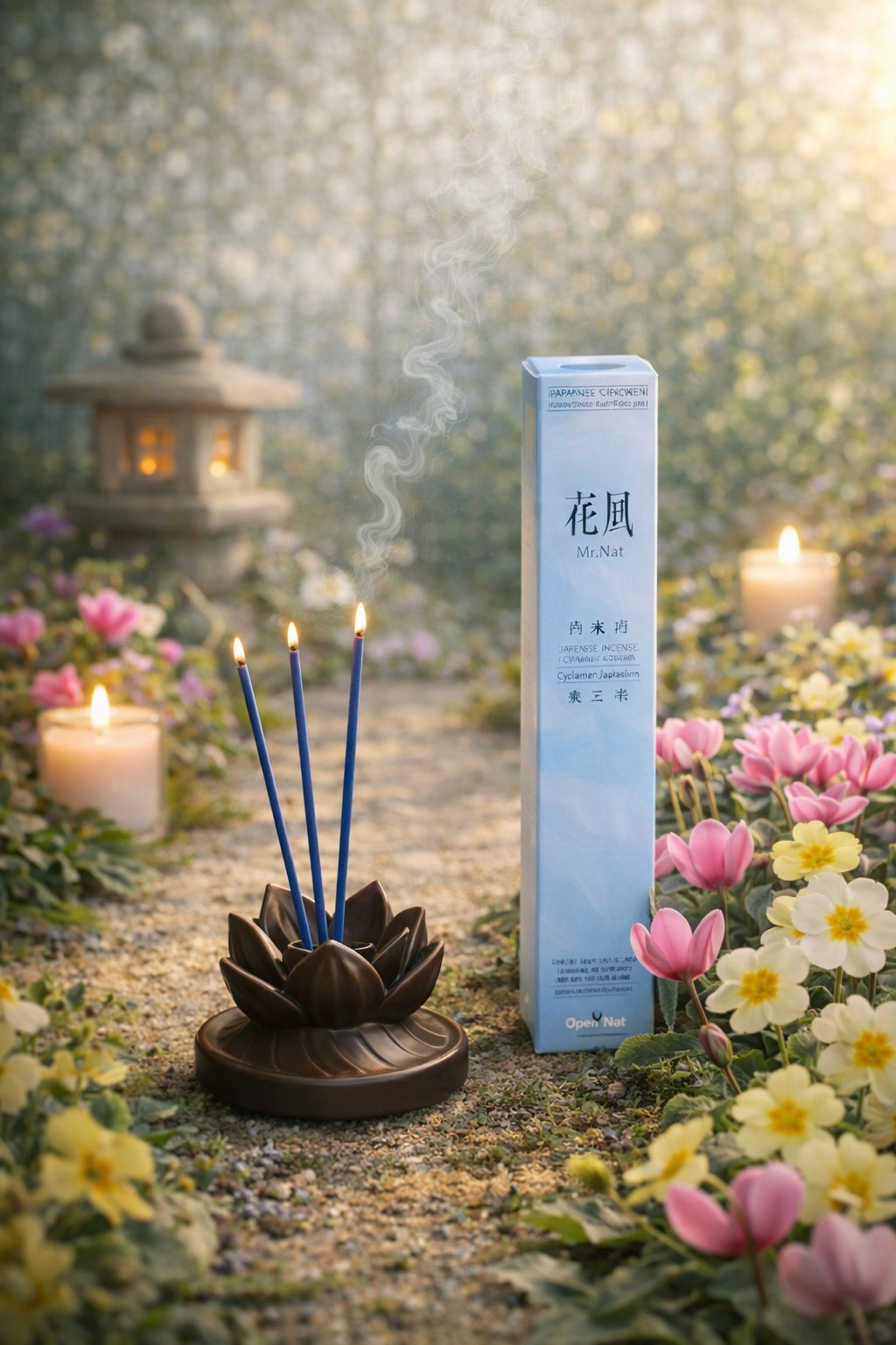 Encens Japonais Aqua Cyclamen et Primevère Ka-fuh