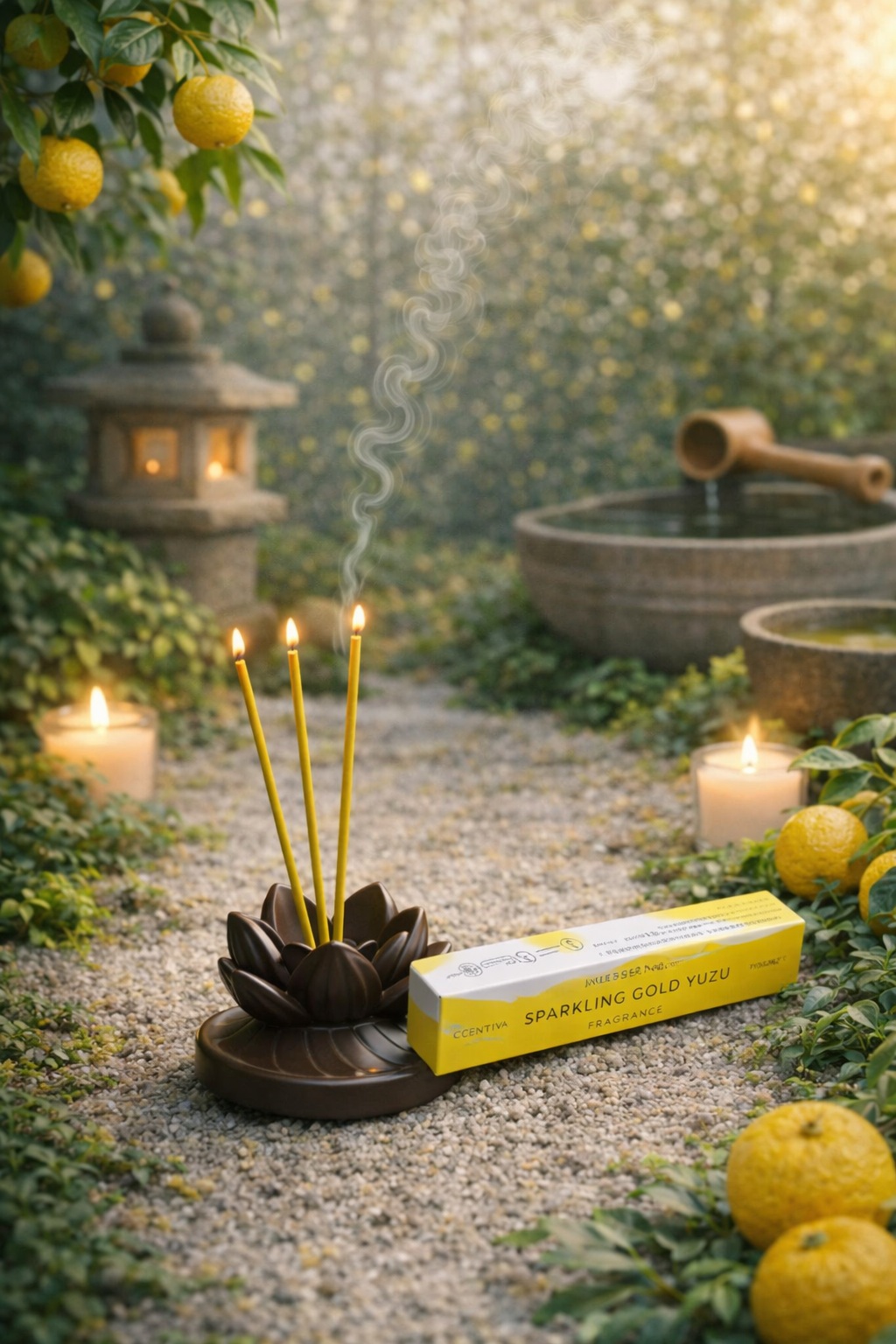 Encens Japonais Yuzu Sparkling gold - Scentsual