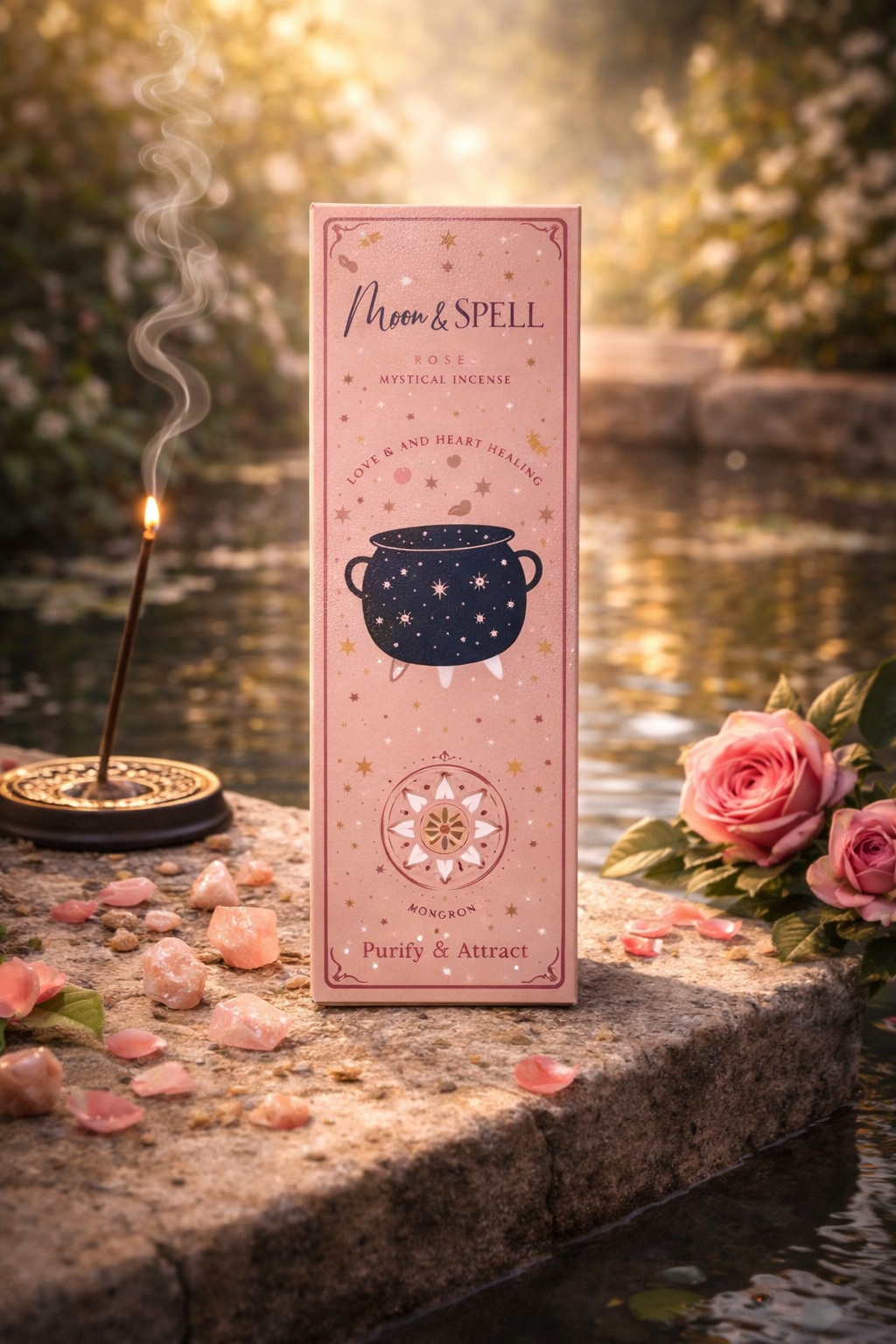 Encens Rose Magic celestial Love potion