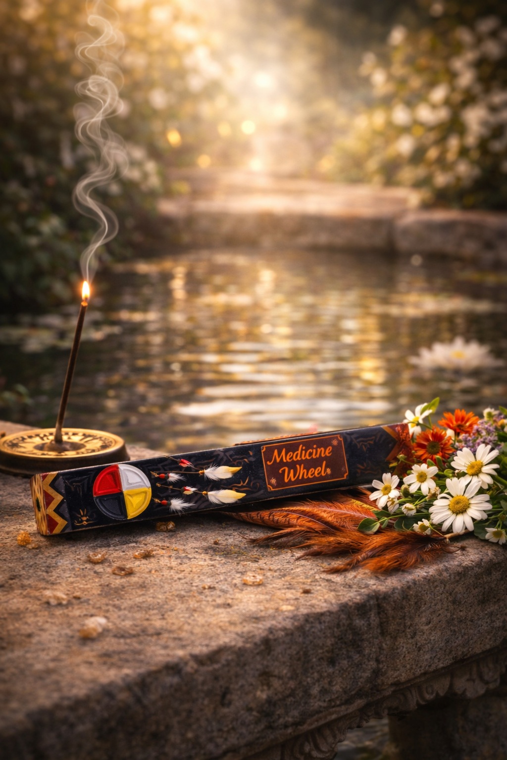 Encens Musc roue de la médecine - Native Spirits