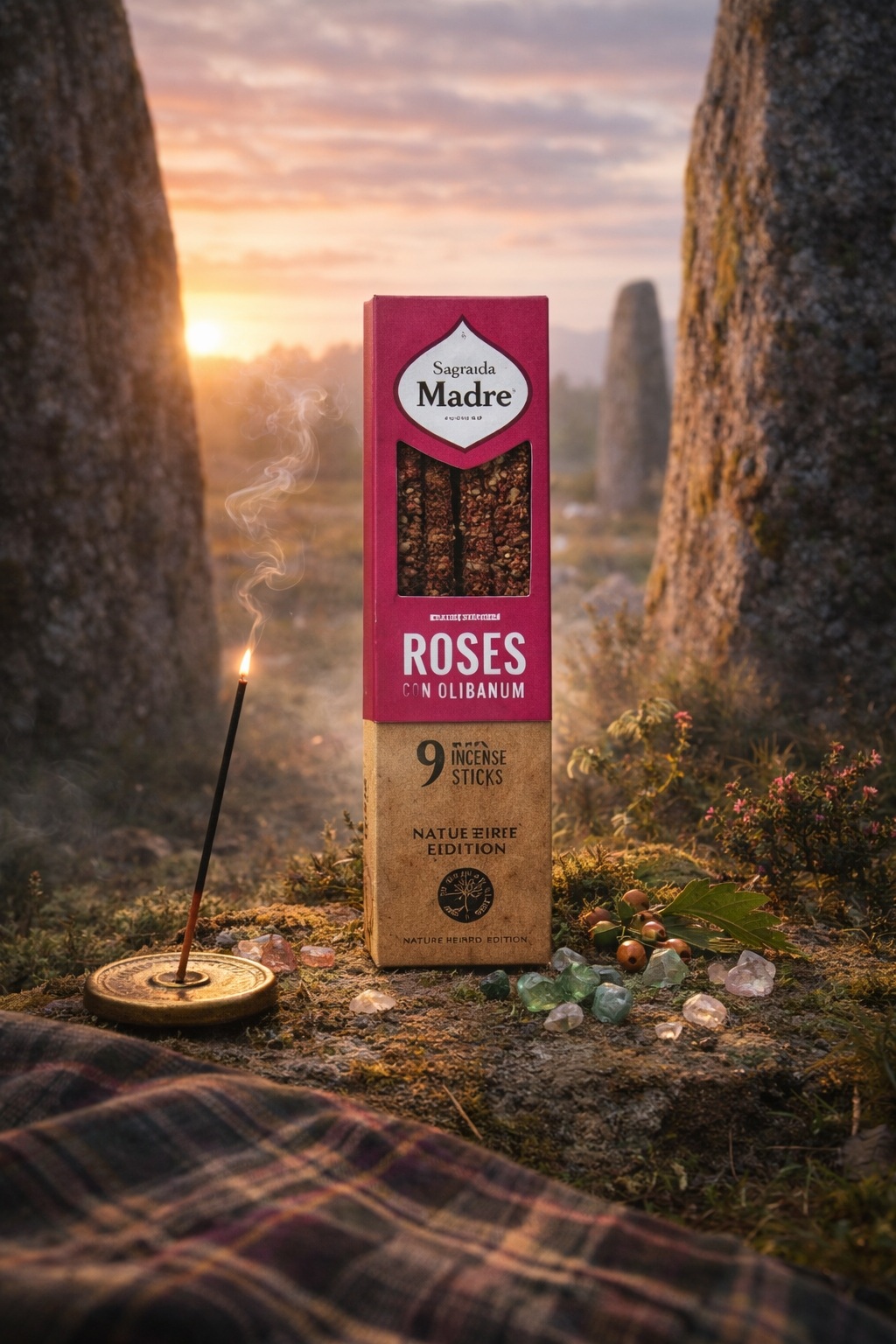 Encens Rose et Oliban - Sagrada Madre