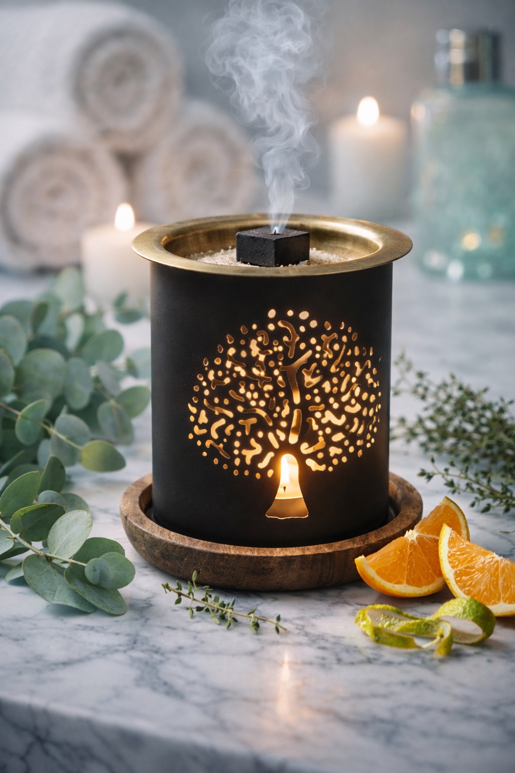 Encens brique Feng Shui Métal - Aromafume
