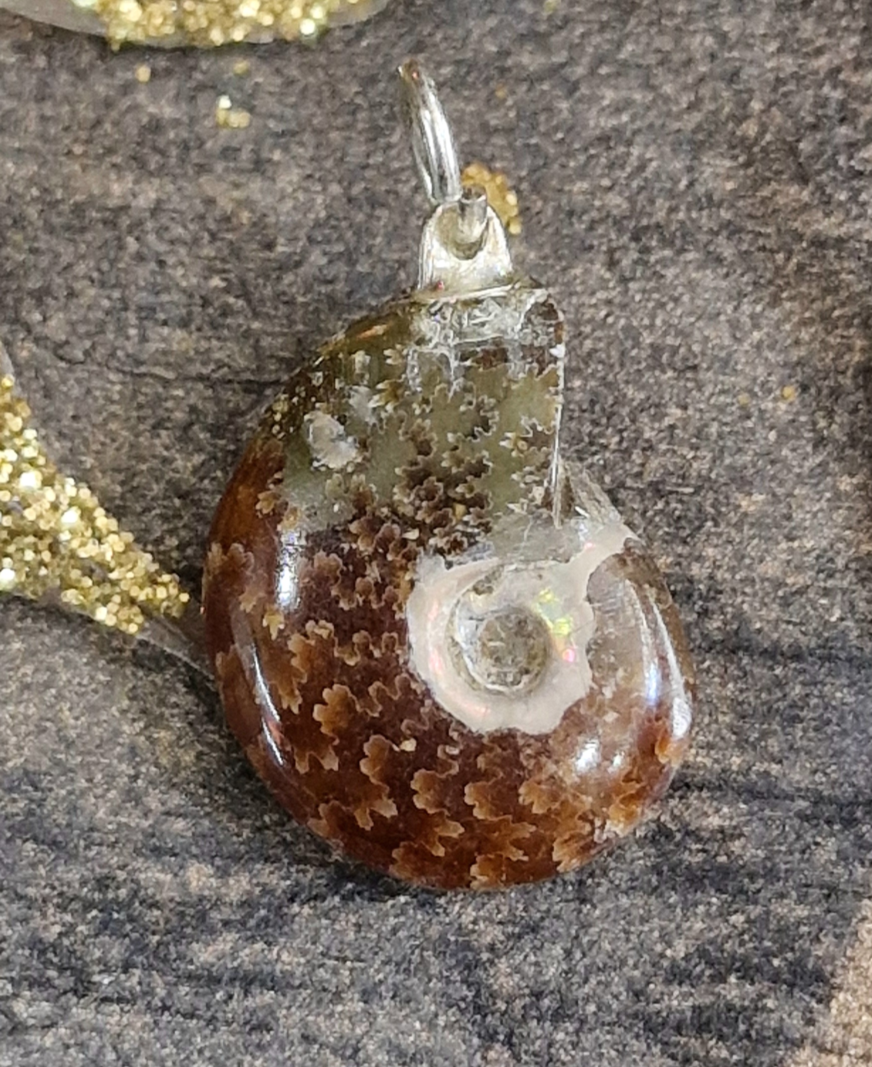 Pendentif ammonite