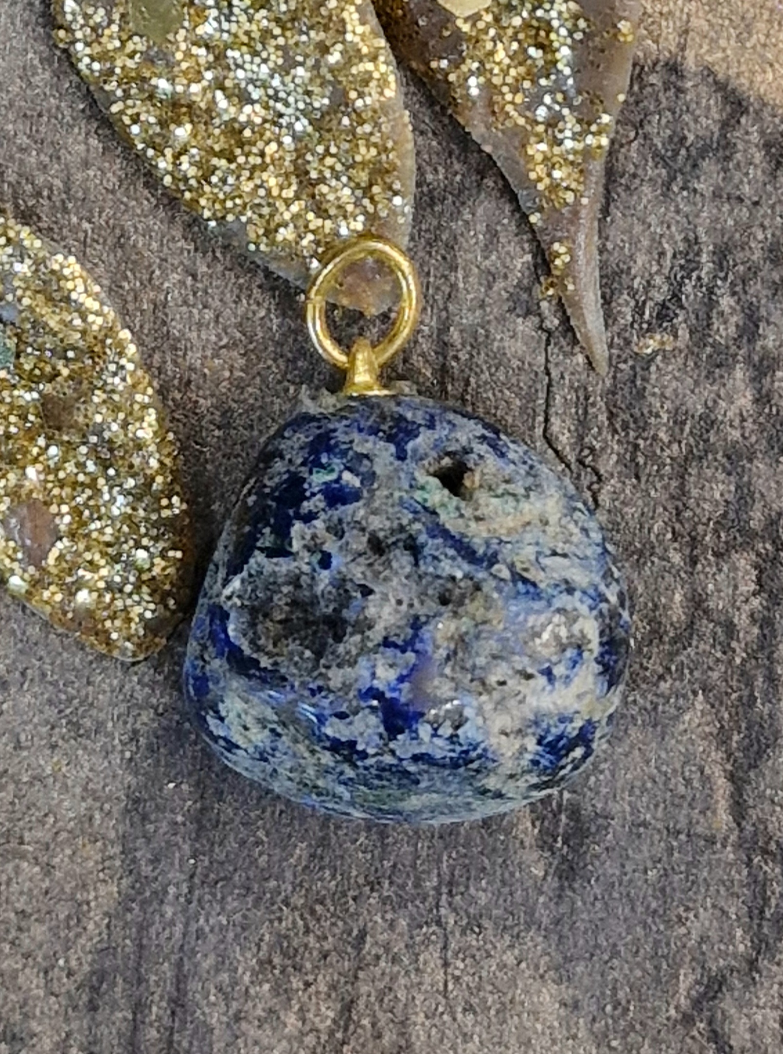 Pendentif azurite malachite