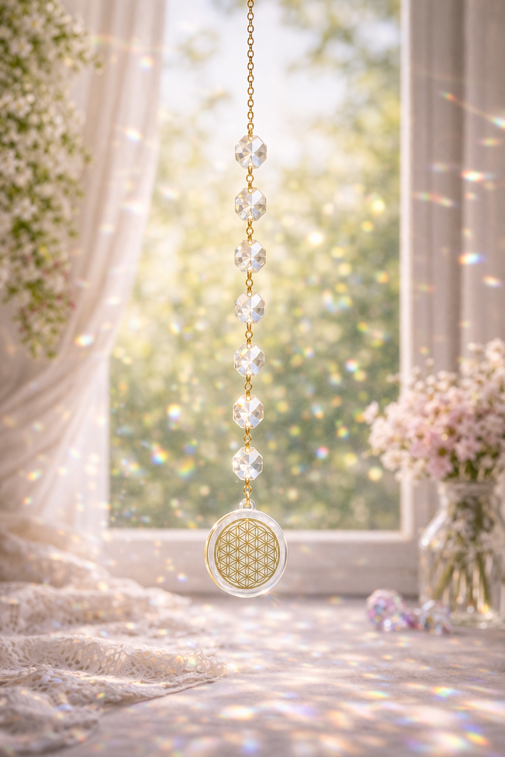 Suncatcher Feng Shui - Fleur de vie