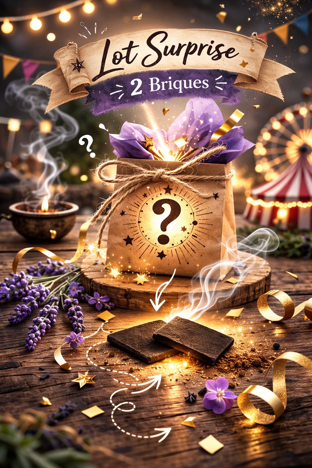 Encens Brique Aromafume – 2 briques surprise