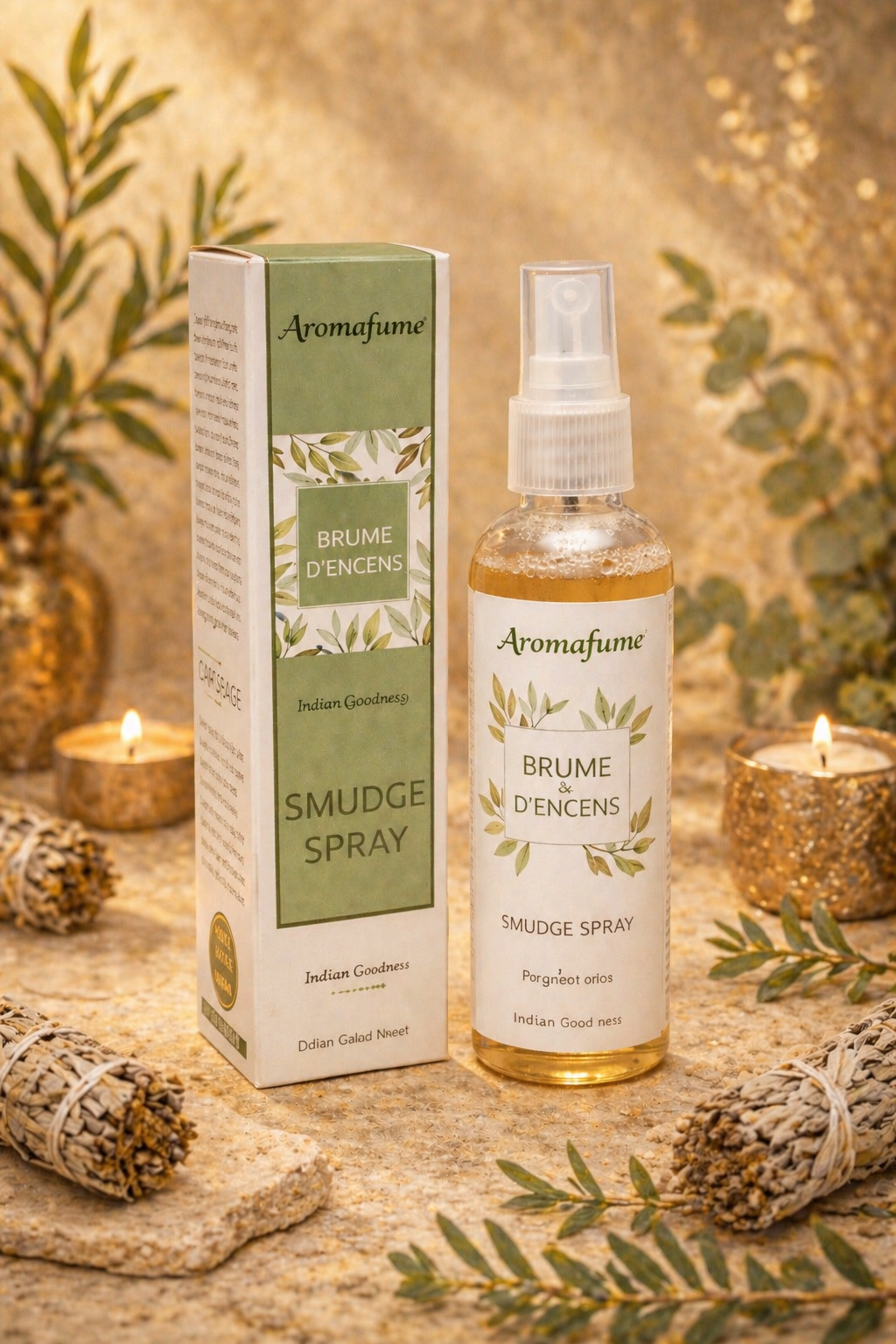 Brume d\'encens Sauge Blanche - Purification et Protection