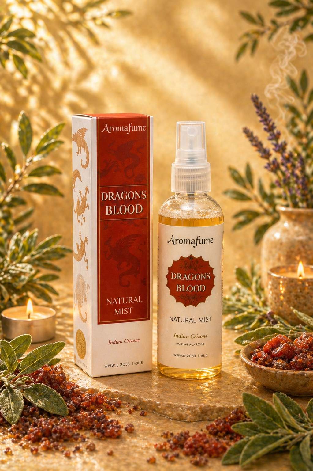 Brume d\'encens Dragons Blood - Protection et Force