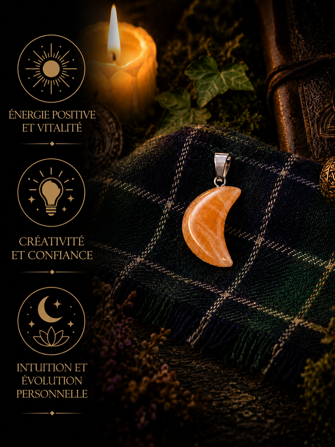 pendentif-calcite-orange-lune-proprietes