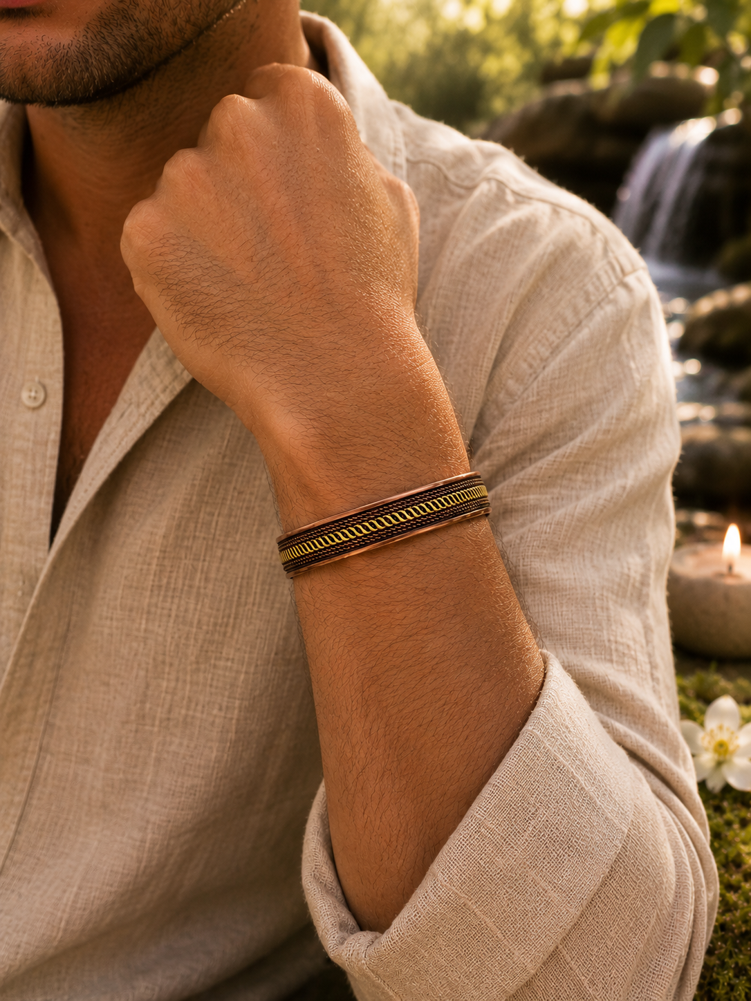 bracelet-cuivre-entrelacs-homme