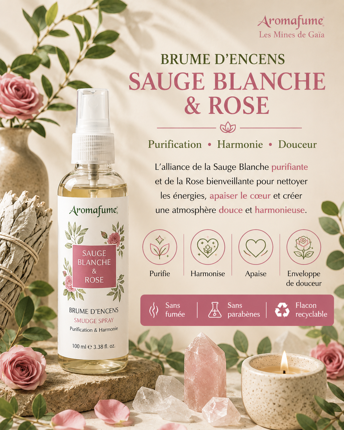 brume-d-encens-sauge-blanche-et-rose-aromafume-purification-et-harmonie-bienfaits