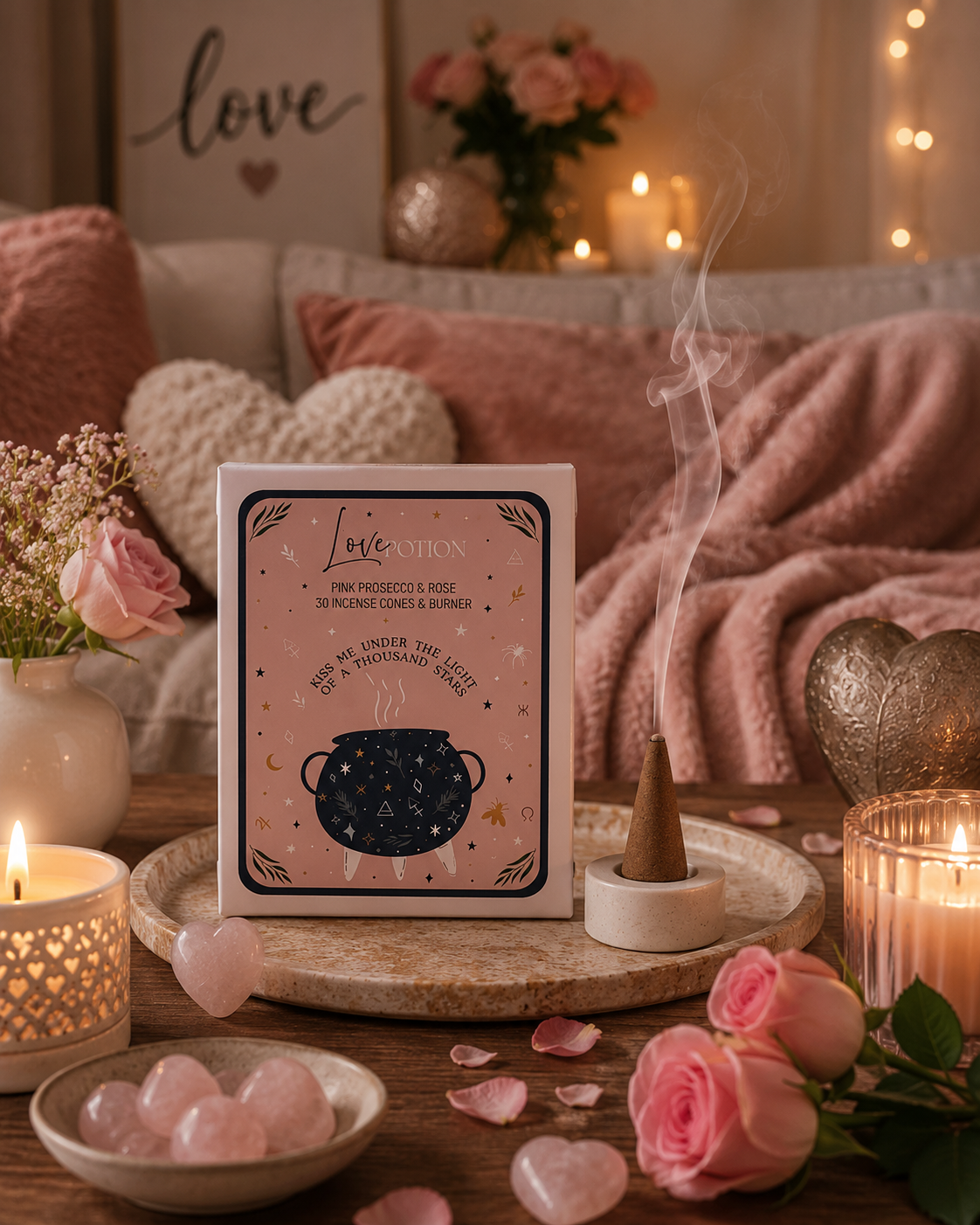 cones-d-encens-celestial-magic-philtre-d-amour-prosecco-rose-roses-amour-et-harmonie