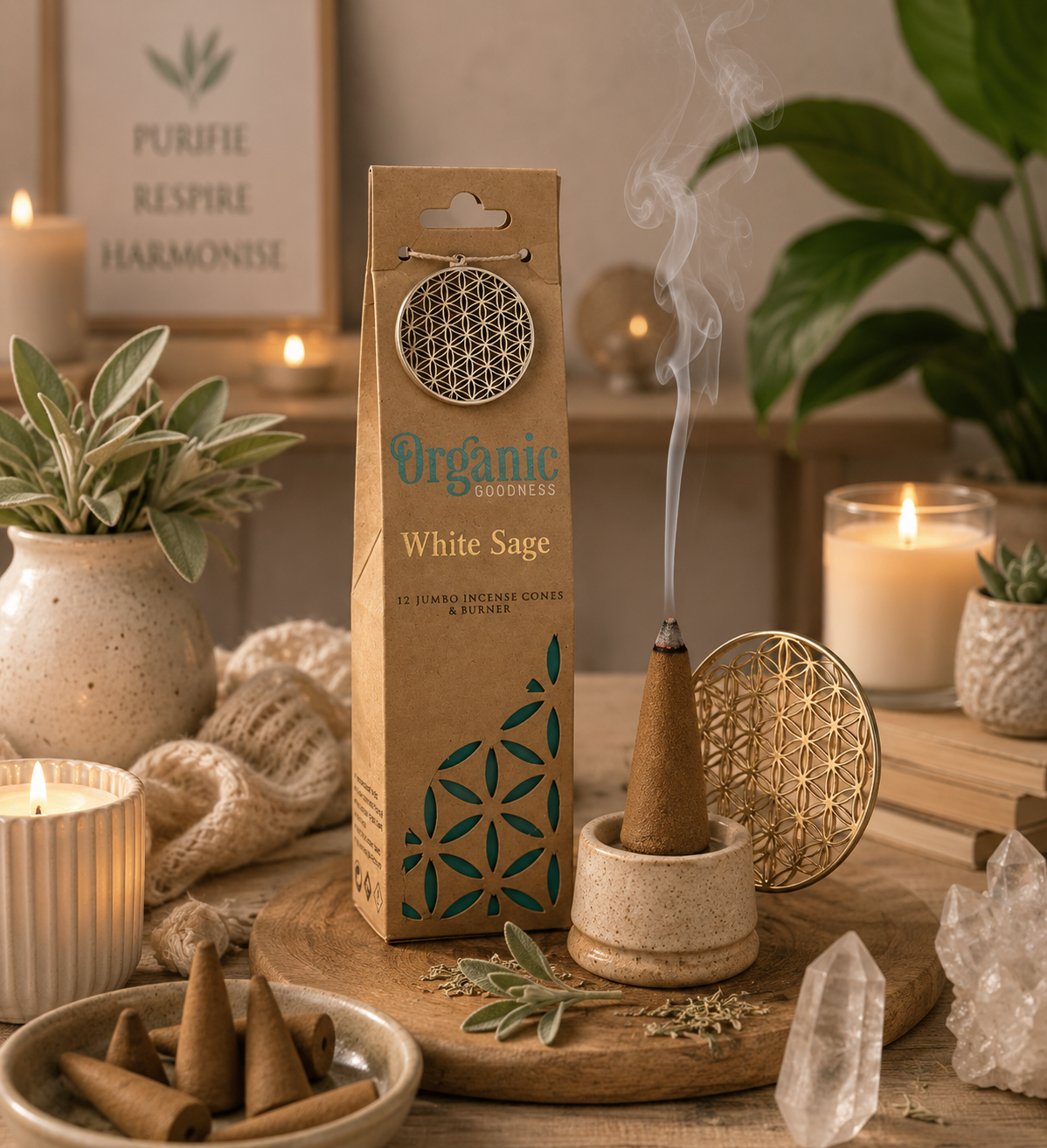 cones-d-encens-sauge-blanche-organic-goodness-purification-energetique-et-harmonie