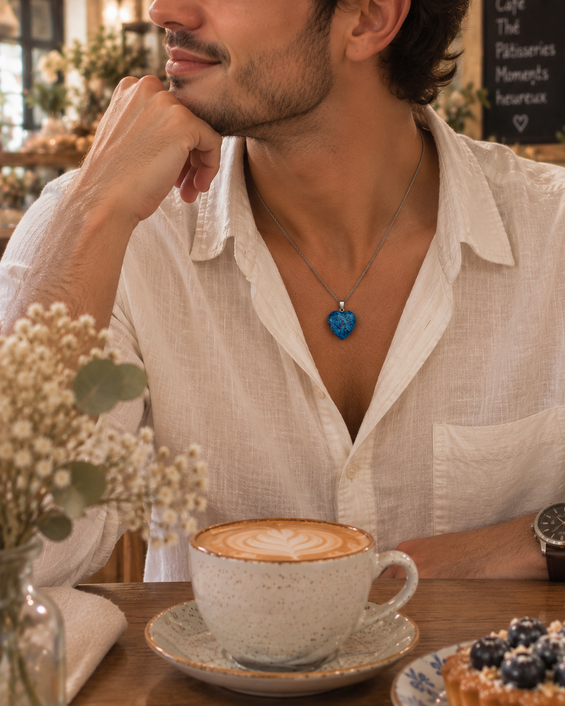 pendentif-agate-bleue-coeur-homme