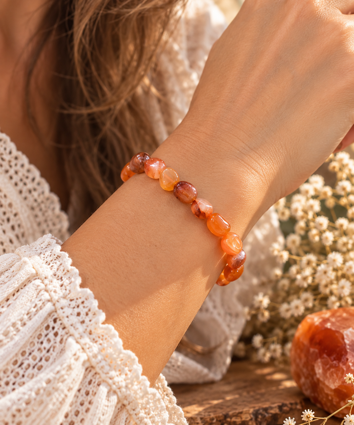 bracelet-cornaline-mini-pierres-roulees-vitalite-creativite-et-confiance-femme